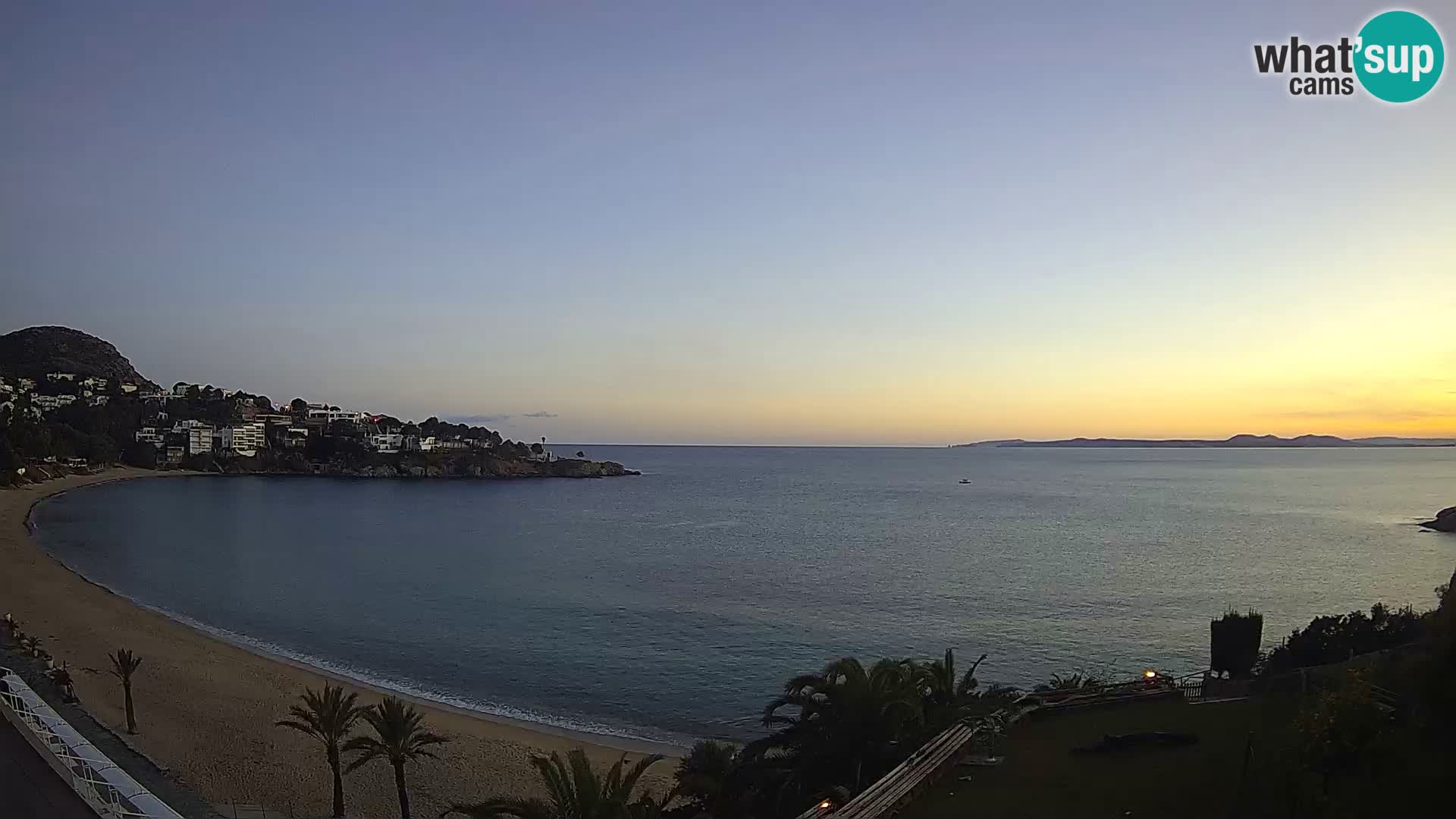 Plage de l’Almadrava Livecam Roses – Costa Brava – Espagne