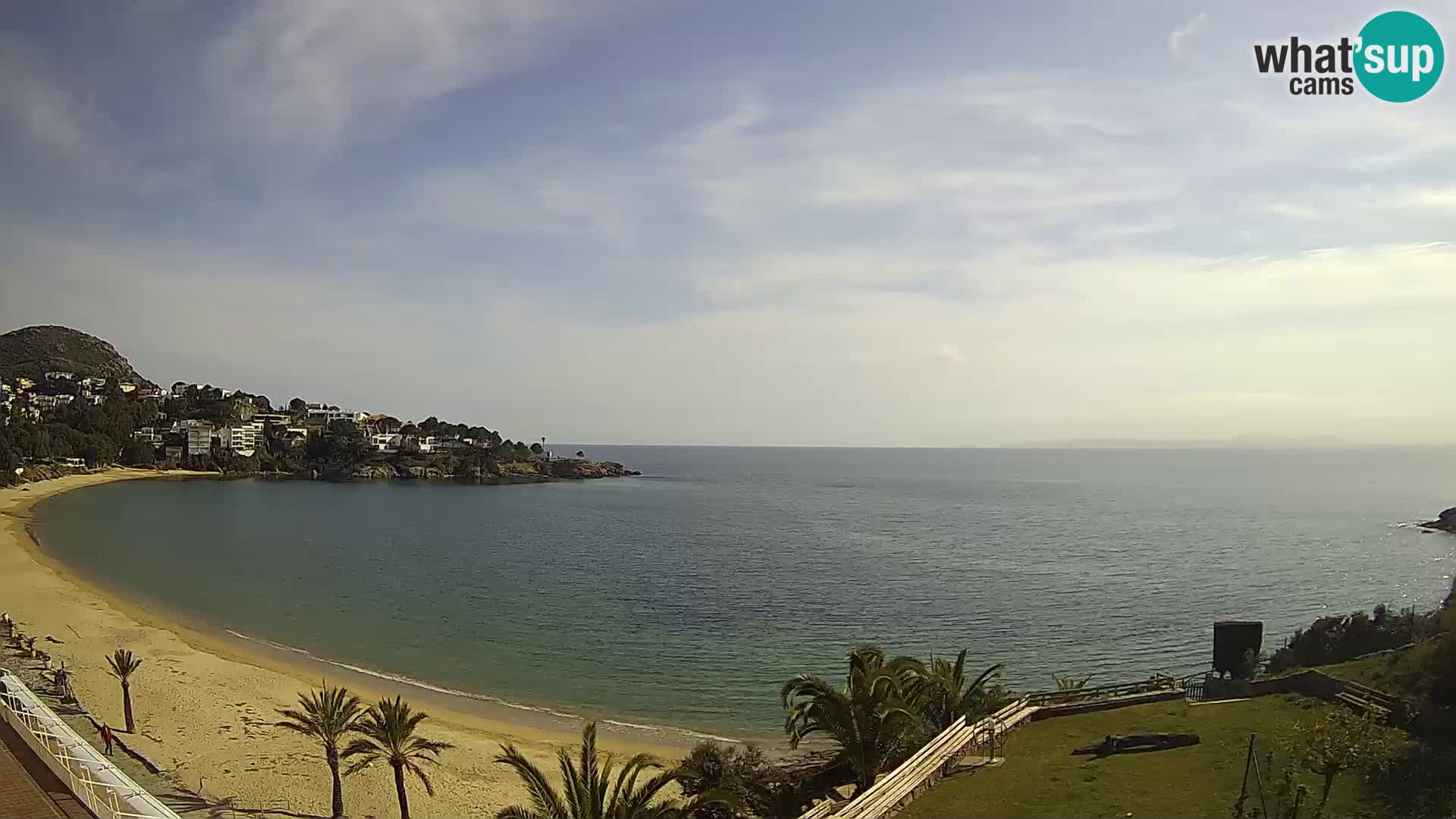 Plage de l’Almadrava Livecam Roses – Costa Brava – Espagne