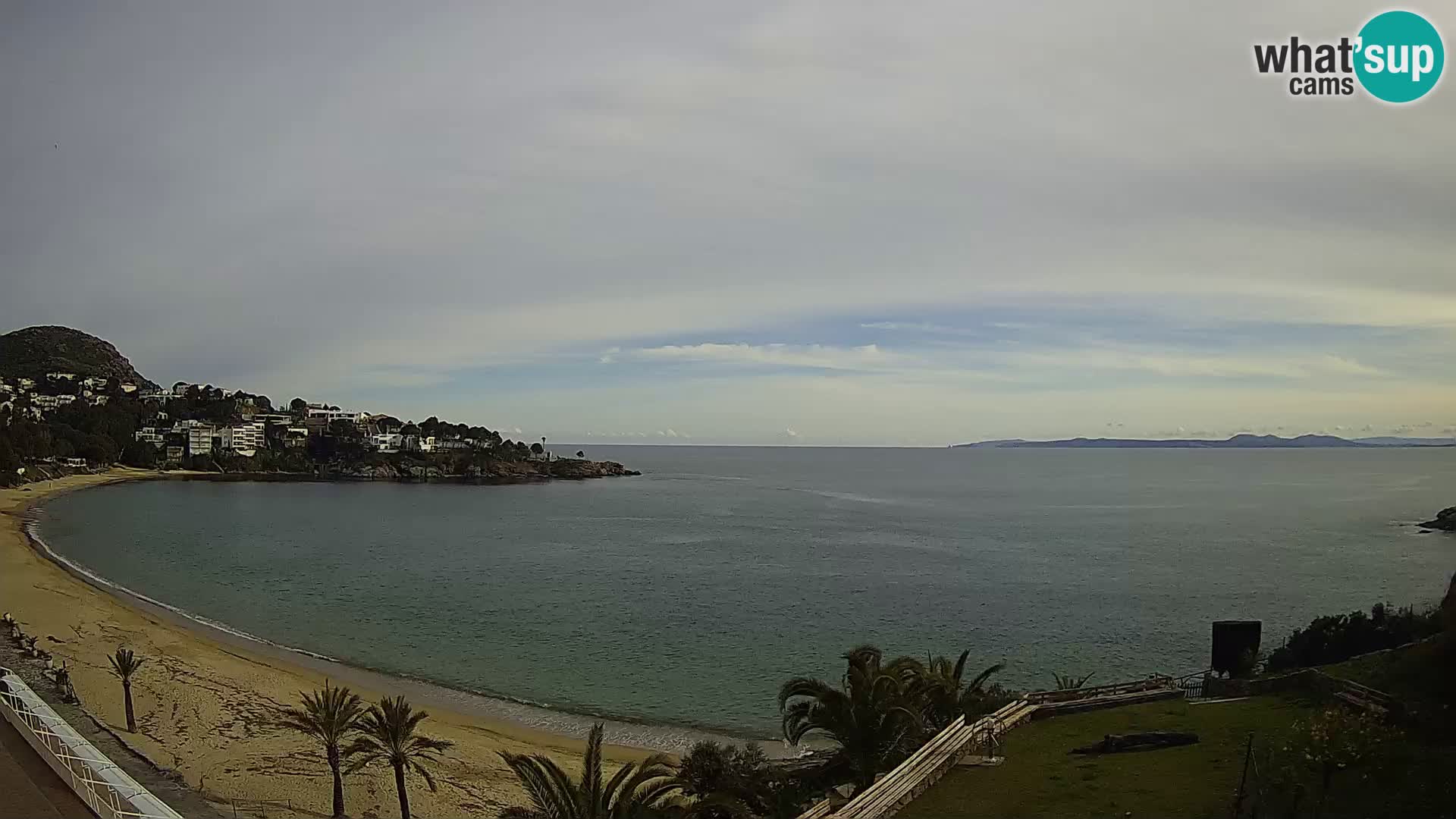 Playa de l’Almadrava camera en vivo Roses – Costa Brava – Espana