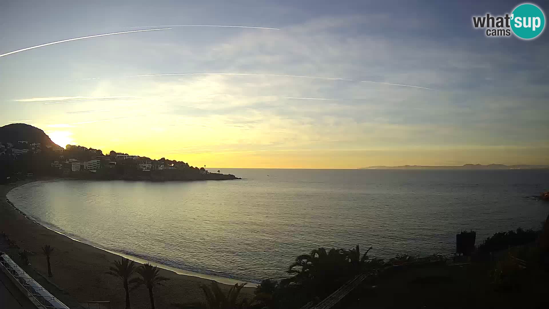 Plage de l’Almadrava Livecam Roses – Costa Brava – Espagne