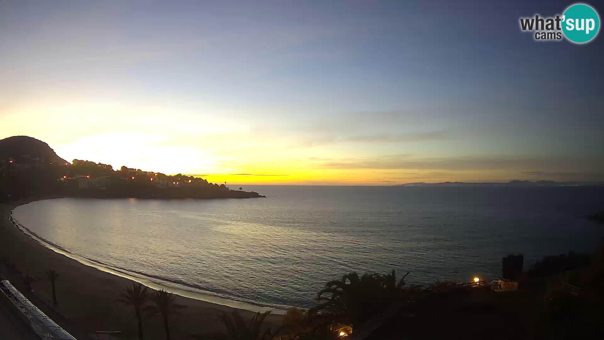 Platja de l’Almadrava beach Live Webcam Roses – Costa Brava – Spain