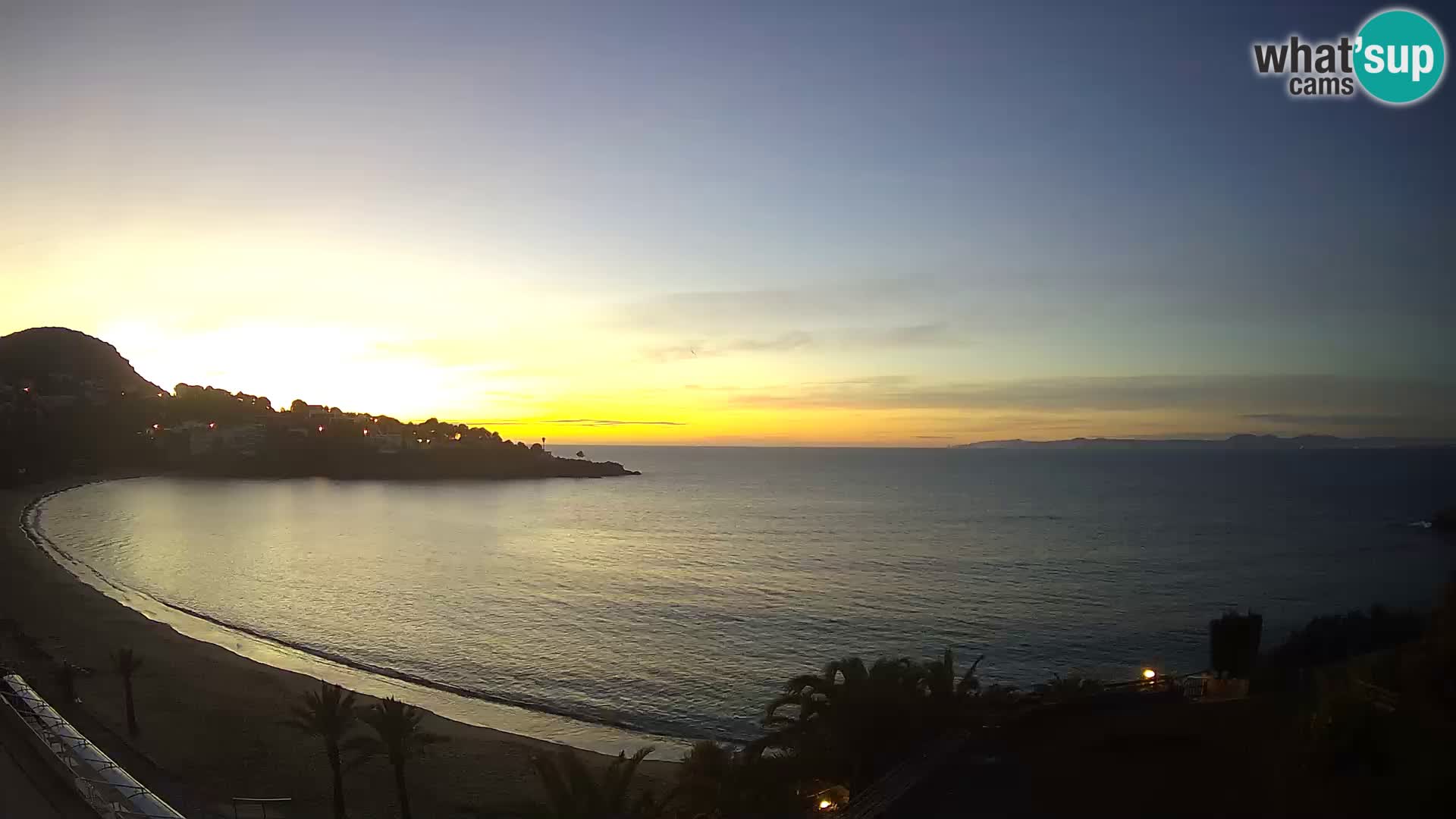 Playa de l’Almadrava camera en vivo Roses – Costa Brava – Espana