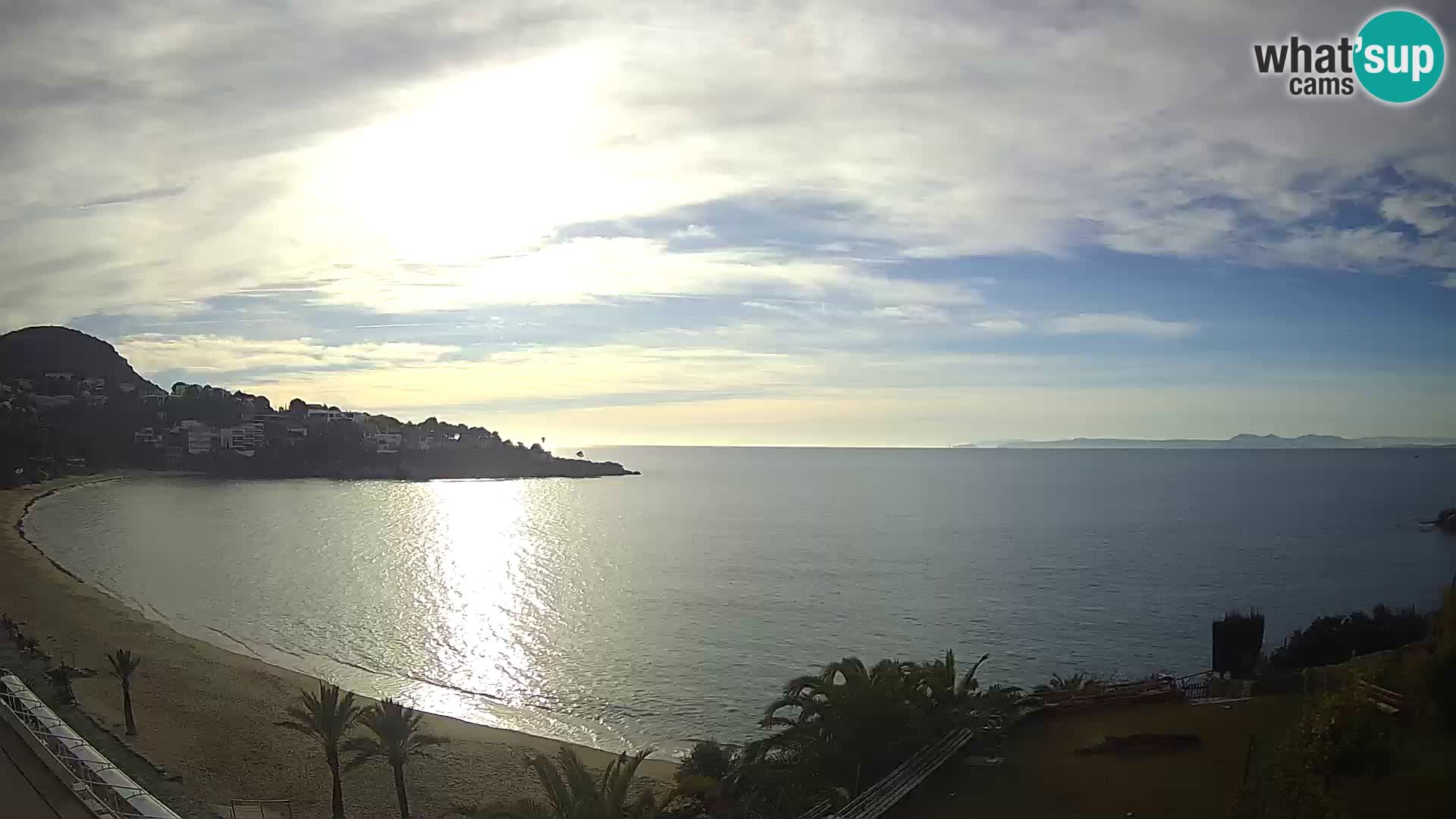 Playa de l’Almadrava camera en vivo Roses – Costa Brava – Espana