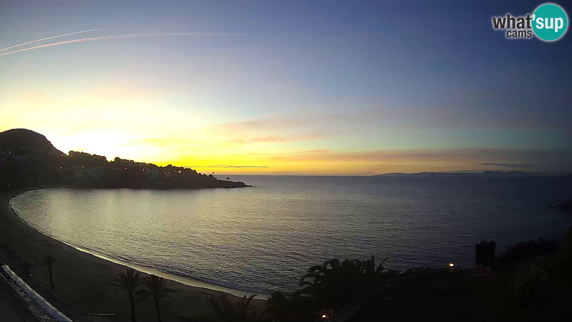 Playa de l’Almadrava camera en vivo Roses – Costa Brava – Espana