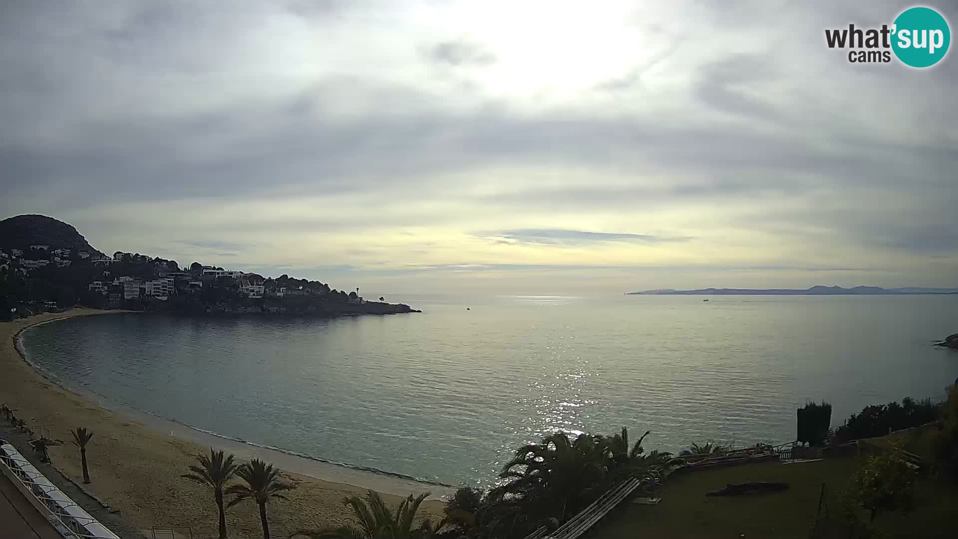 Plage de l’Almadrava Livecam Roses – Costa Brava – Espagne