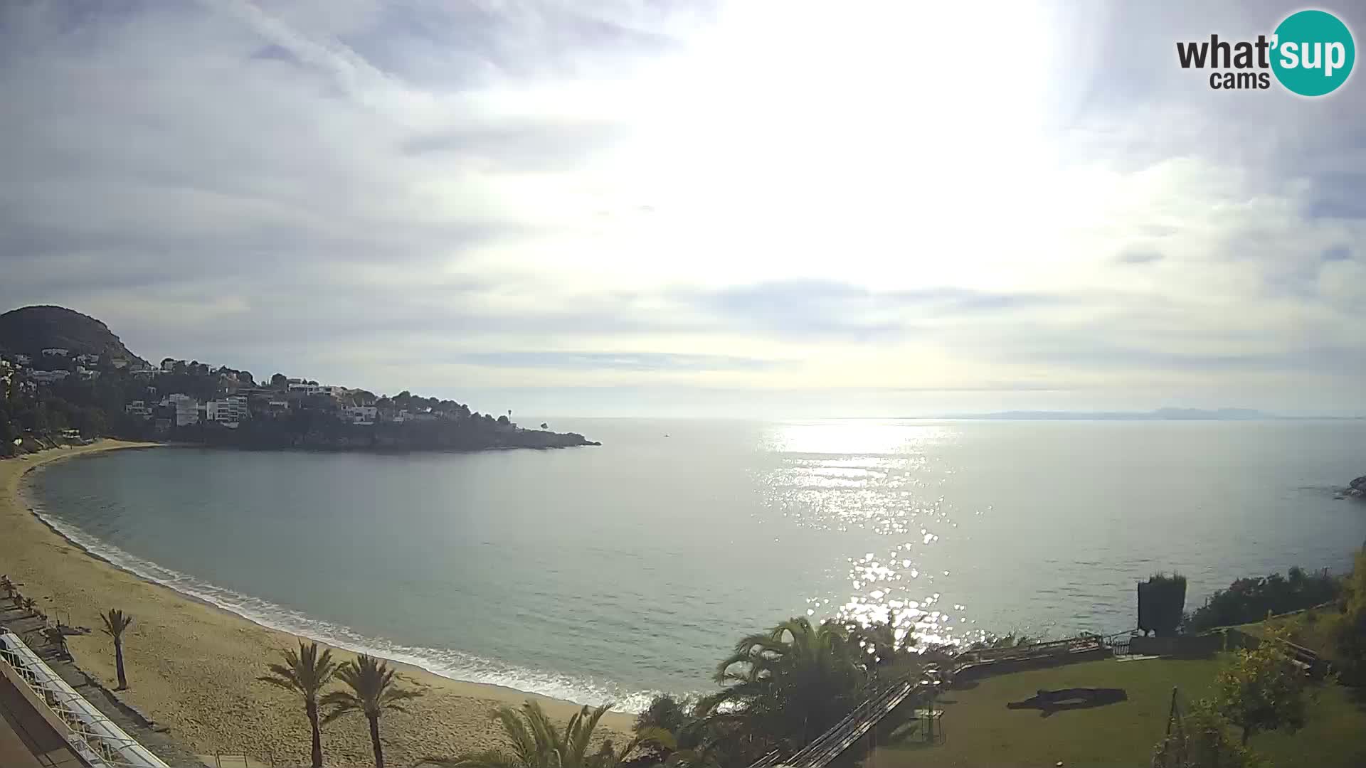 Plage de l’Almadrava Livecam Roses – Costa Brava – Espagne
