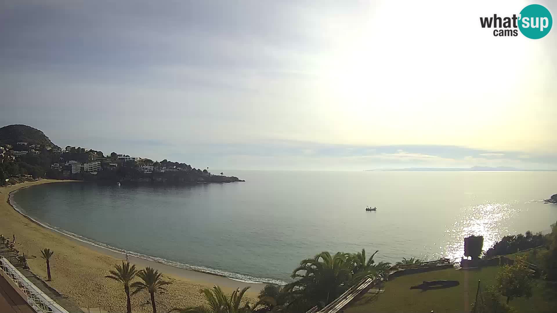 Plage de l’Almadrava Livecam Roses – Costa Brava – Espagne
