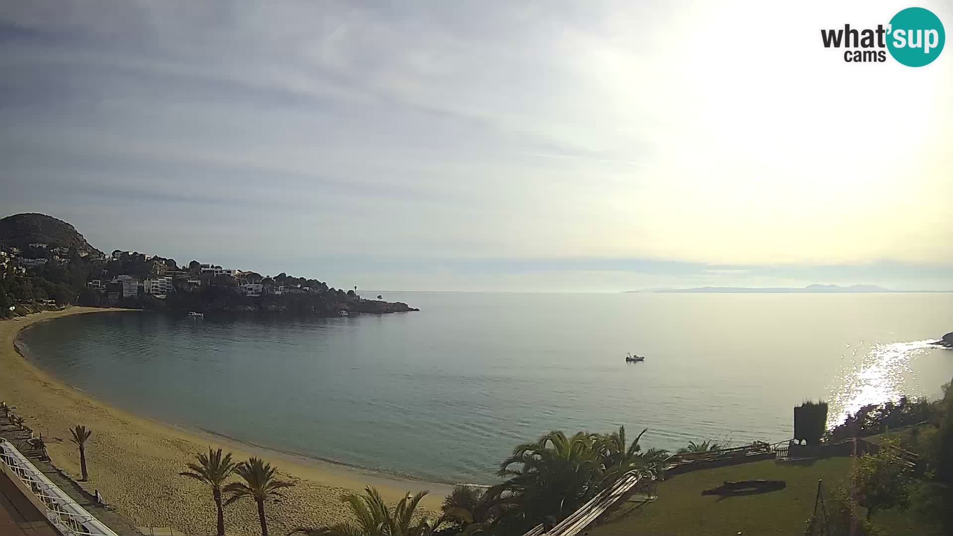 Playa de l’Almadrava camera en vivo Roses – Costa Brava – Espana