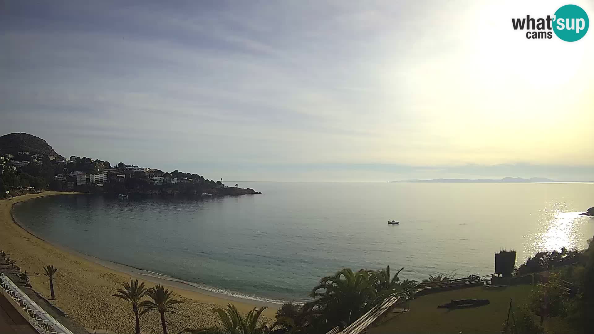 Playa de l’Almadrava camera en vivo Roses – Costa Brava – Espana