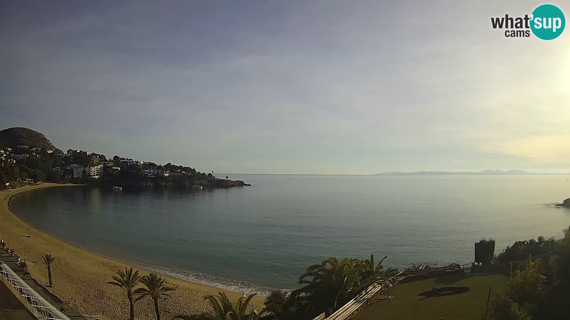 Plage de l’Almadrava Livecam Roses – Costa Brava – Espagne
