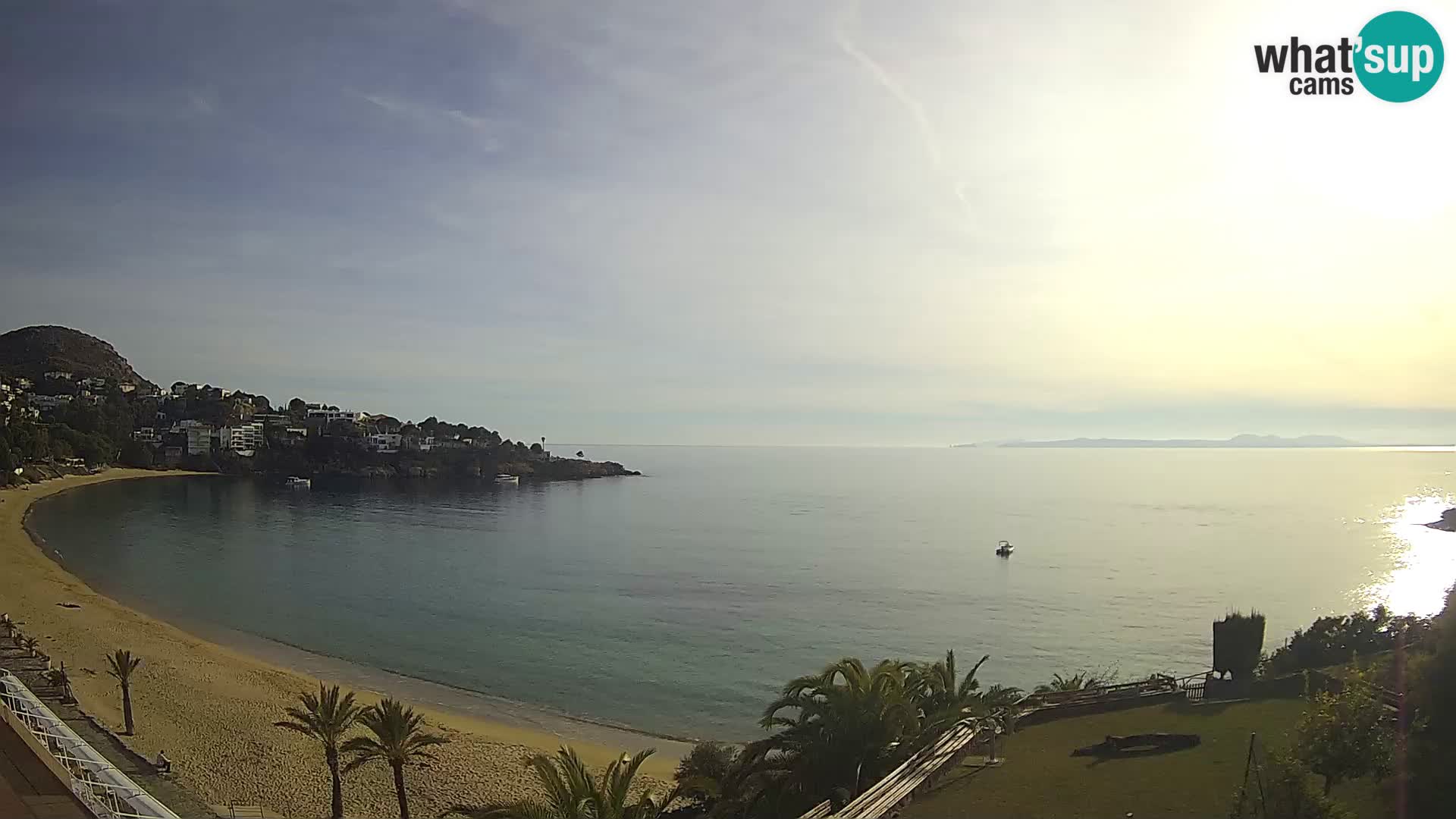 Plage de l’Almadrava Livecam Roses – Costa Brava – Espagne