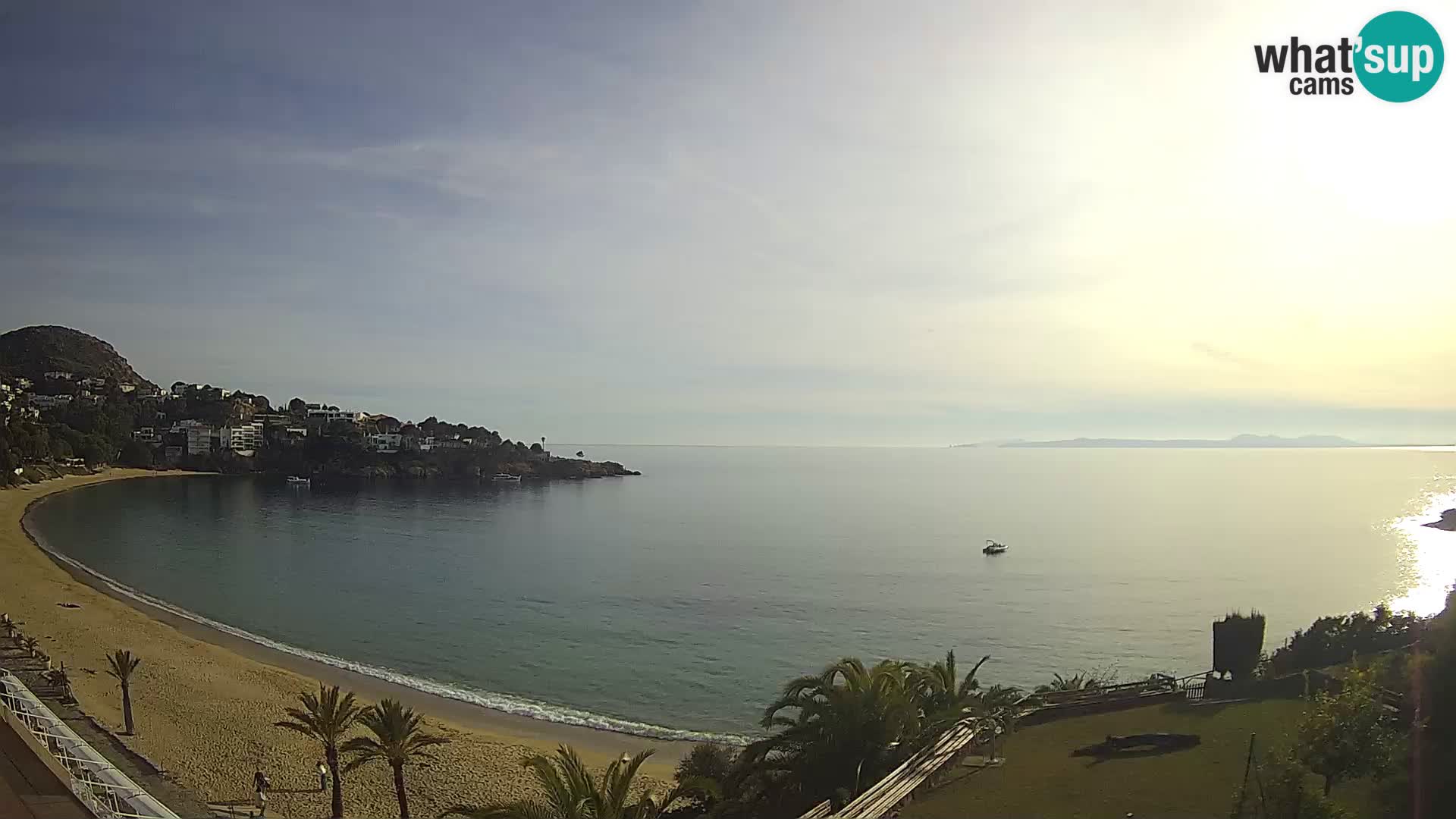 Platja de l’Almadrava Strand Webcam Roses – Costa Brava – Spanien