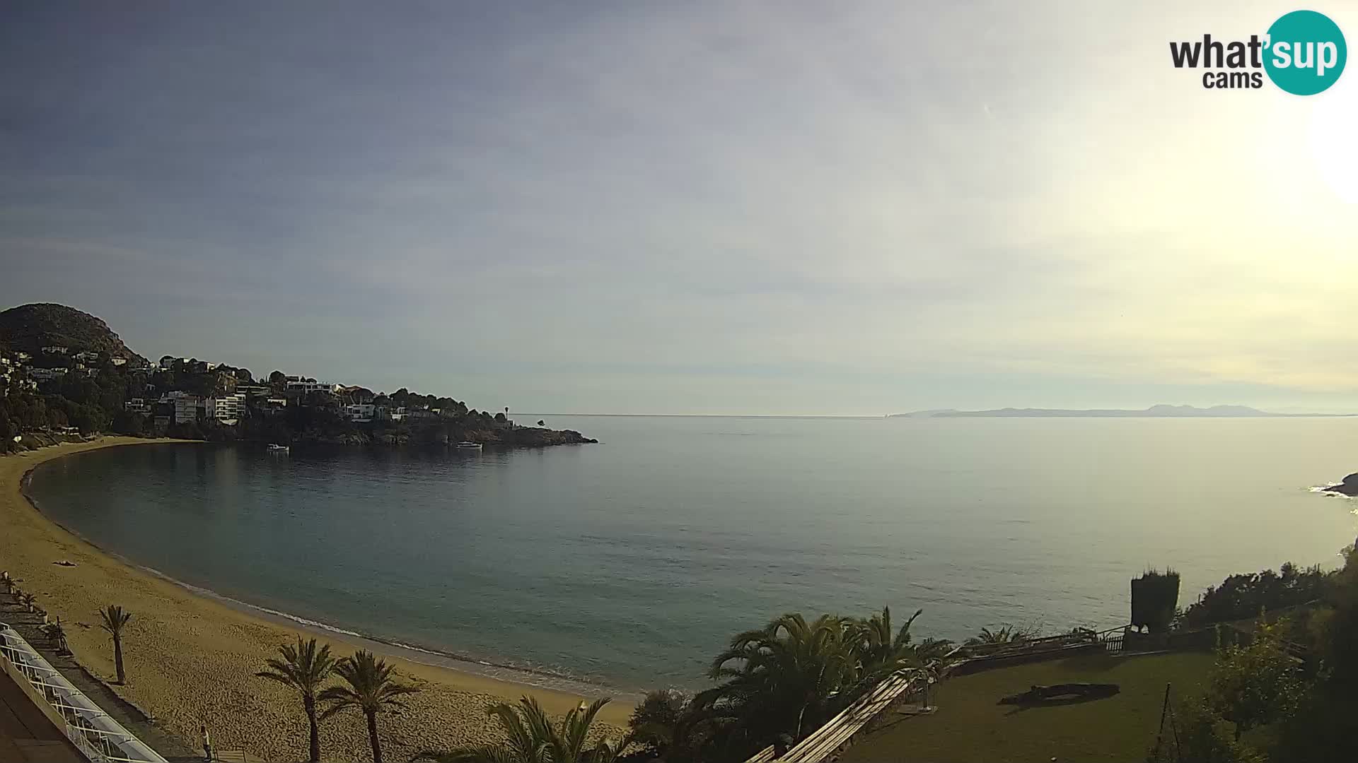 Platja de l’Almadrava Strand Webcam Roses – Costa Brava – Spanien