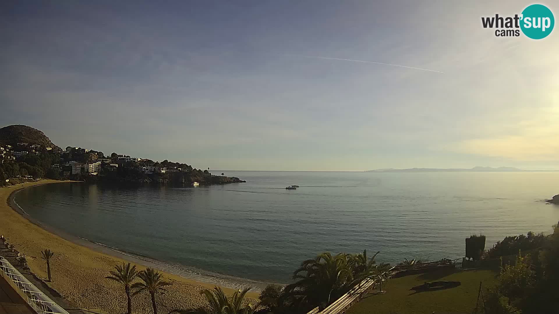 Plaža de l’Almadrava Spletna kamera Roses – Costa Brava – Španija