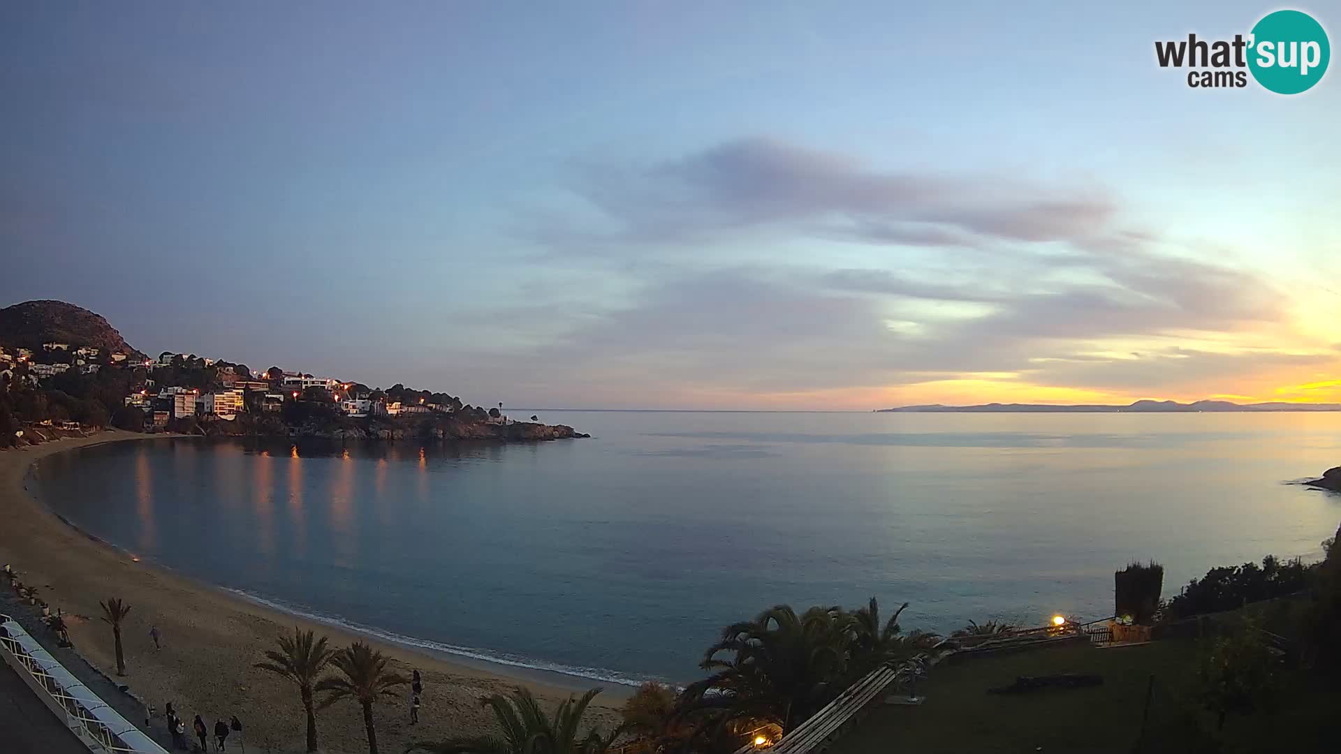 Platja de l’Almadrava Strand Webcam Roses – Costa Brava – Spanien