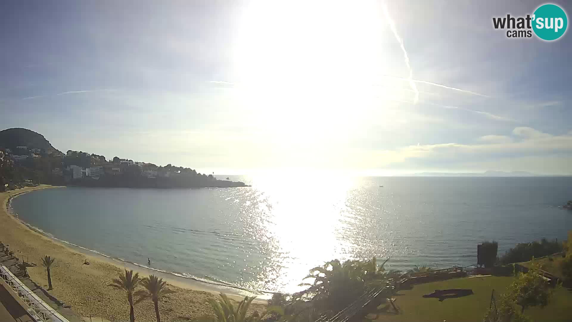 Platja de l’Almadrava Strand Webcam Roses – Costa Brava – Spanien