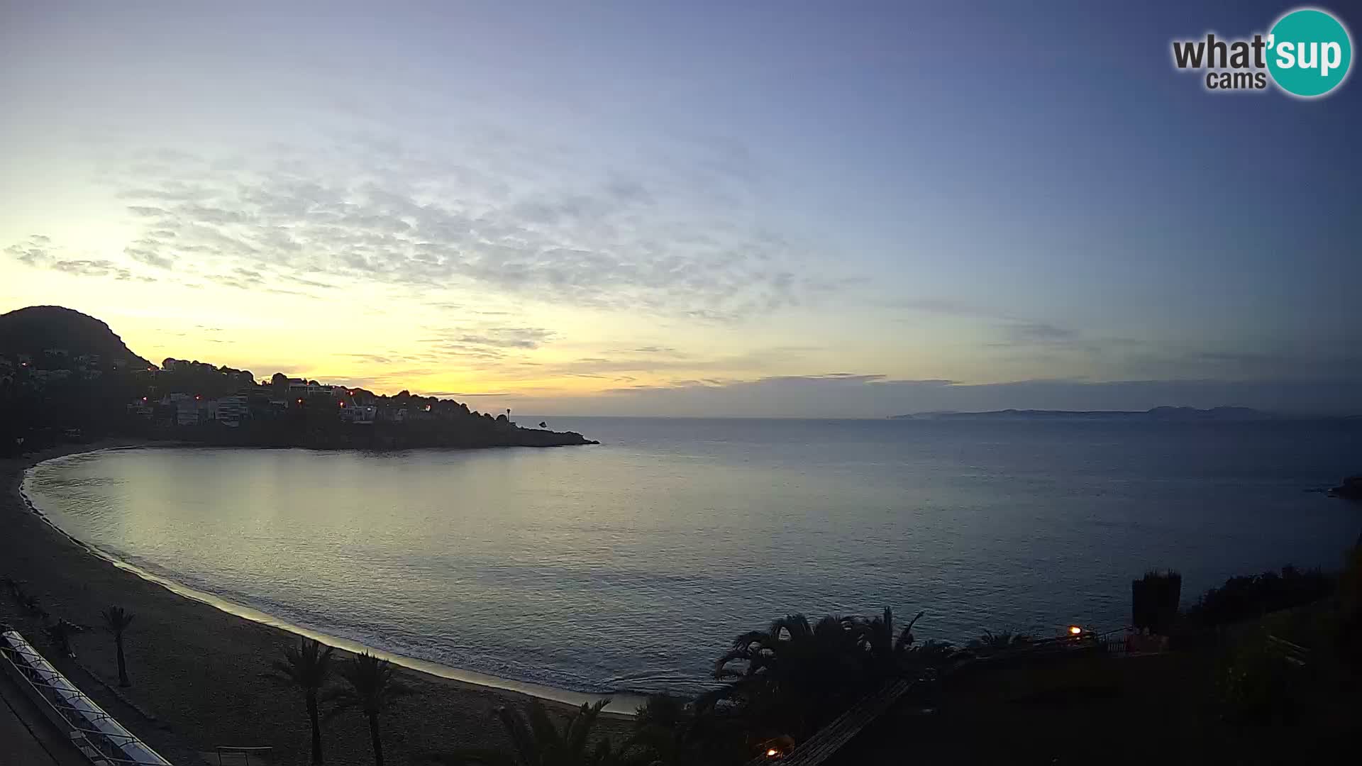 Platja de l’Almadrava Strand Webcam Roses – Costa Brava – Spanien