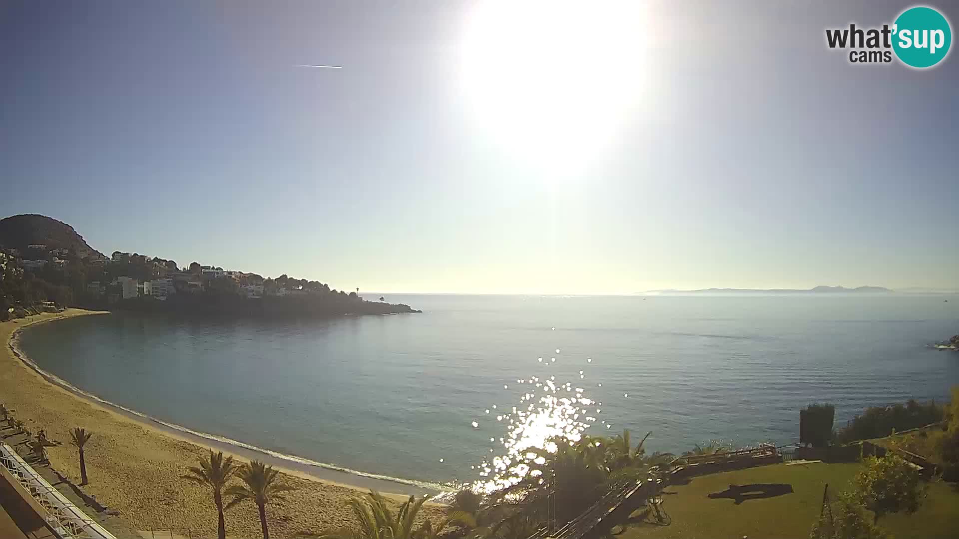 Platja de l’Almadrava beach Live Webcam Roses – Costa Brava – Spain