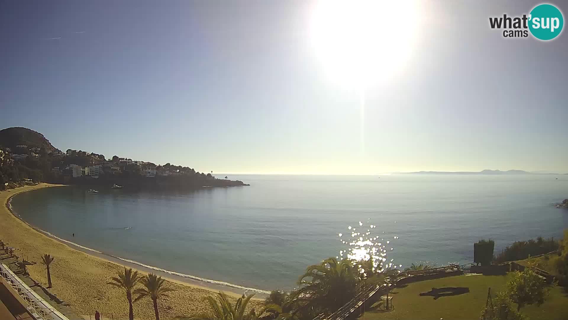 Platja de l’Almadrava Strand Webcam Roses – Costa Brava – Spanien