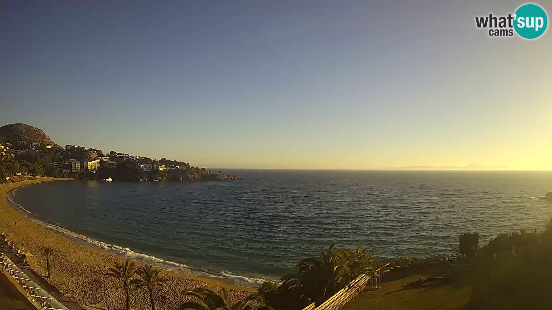 Plaža de l’Almadrava Spletna kamera Roses – Costa Brava – Španija