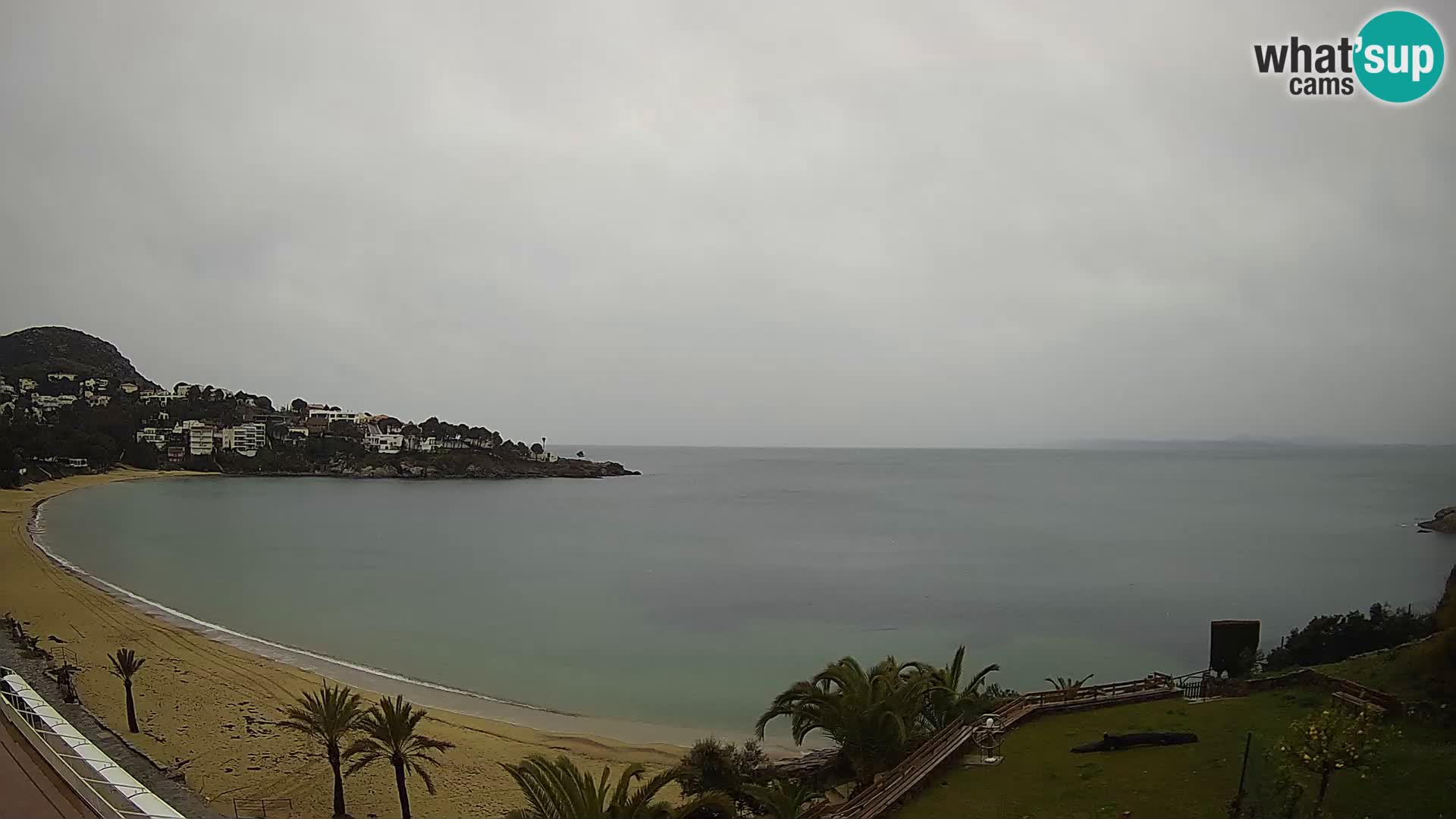 Platja de l’Almadrava Strand Webcam Roses – Costa Brava – Spanien