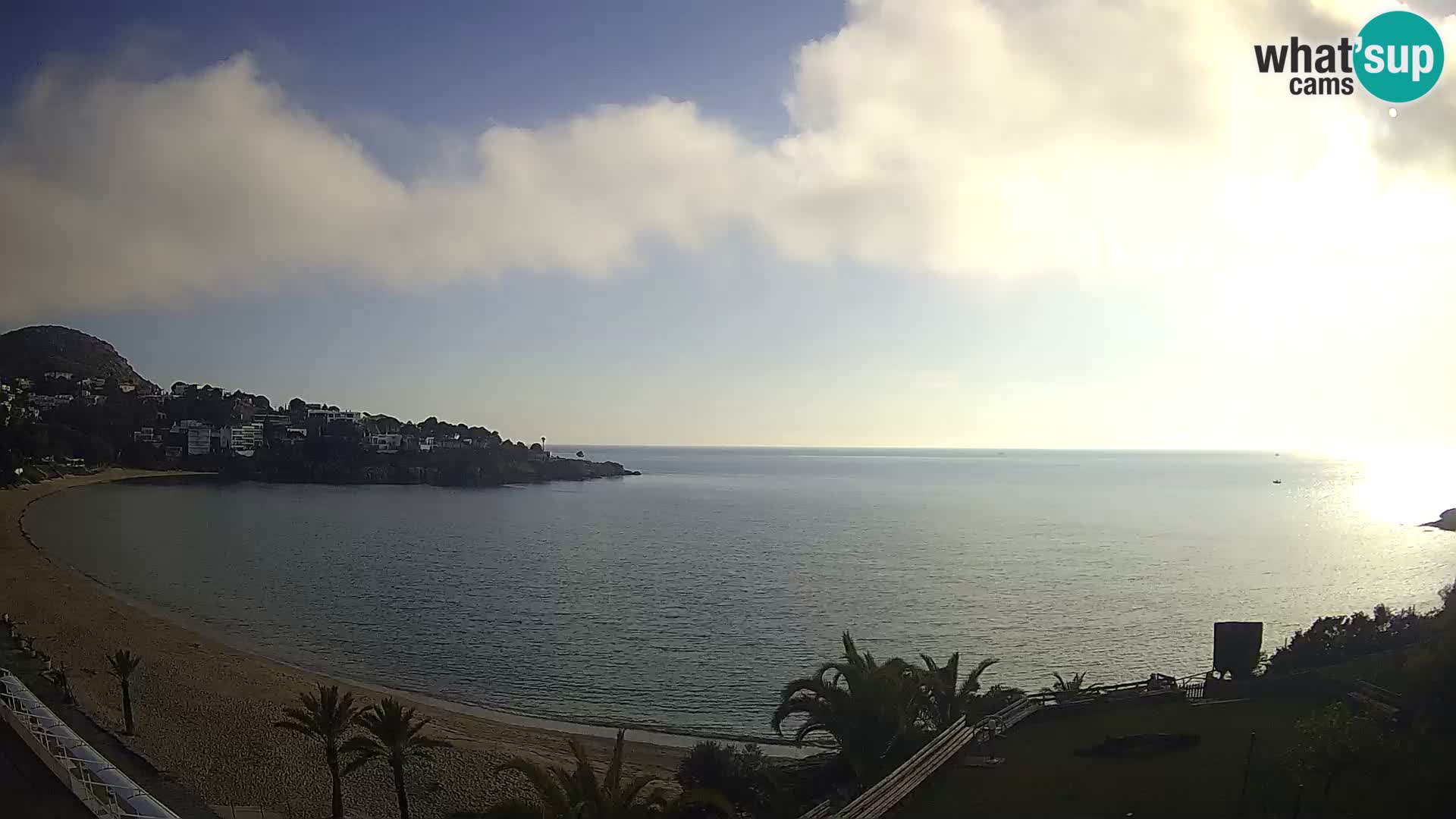 Platja de l’Almadrava Strand Webcam Roses – Costa Brava – Spanien