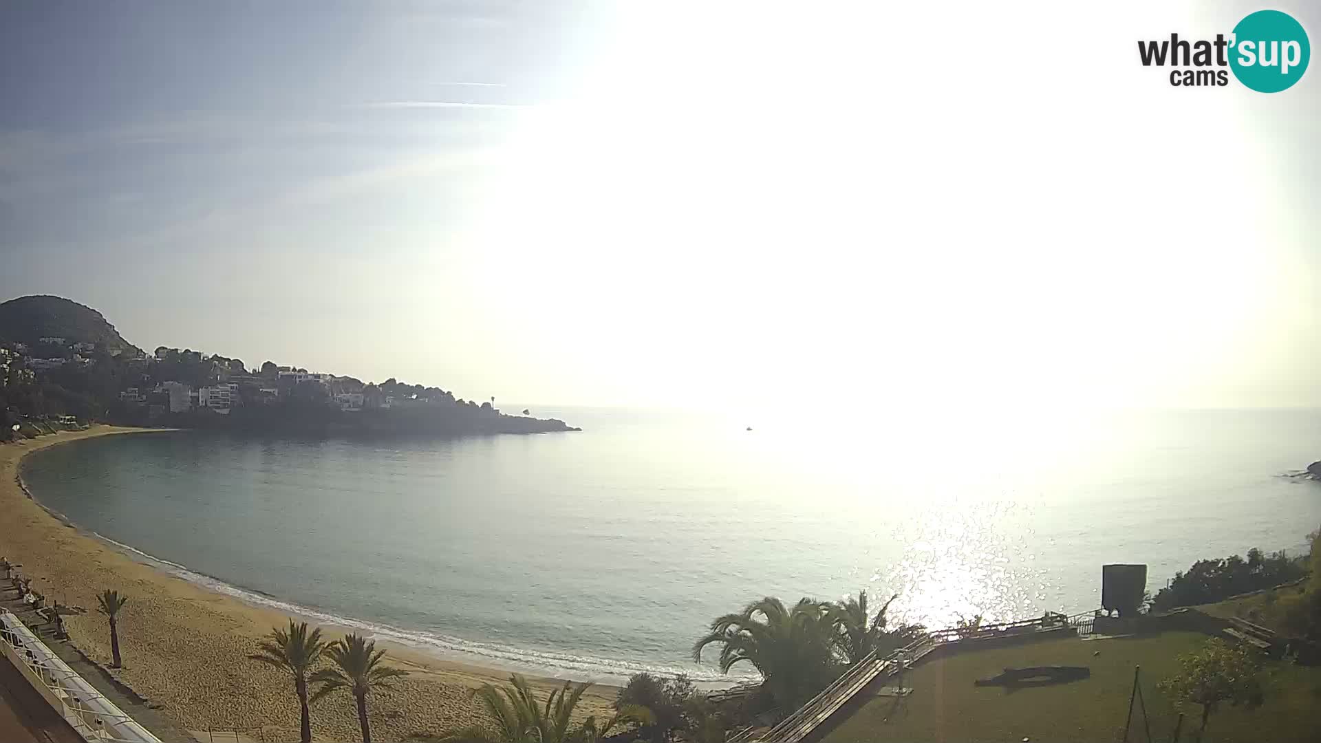 Playa de l’Almadrava camera en vivo Roses – Costa Brava – Espana