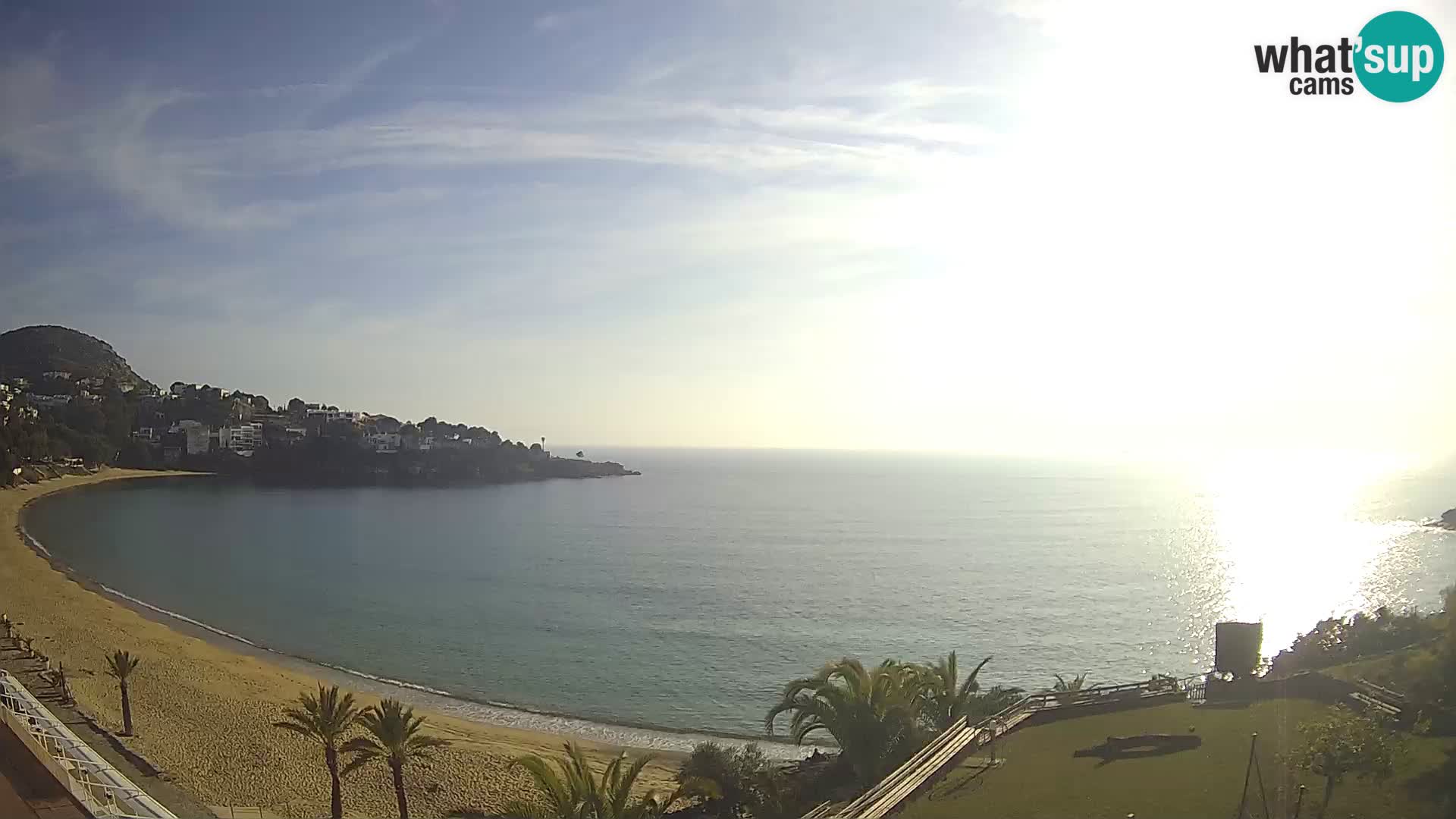 Playa de l’Almadrava camera en vivo Roses – Costa Brava – Espana