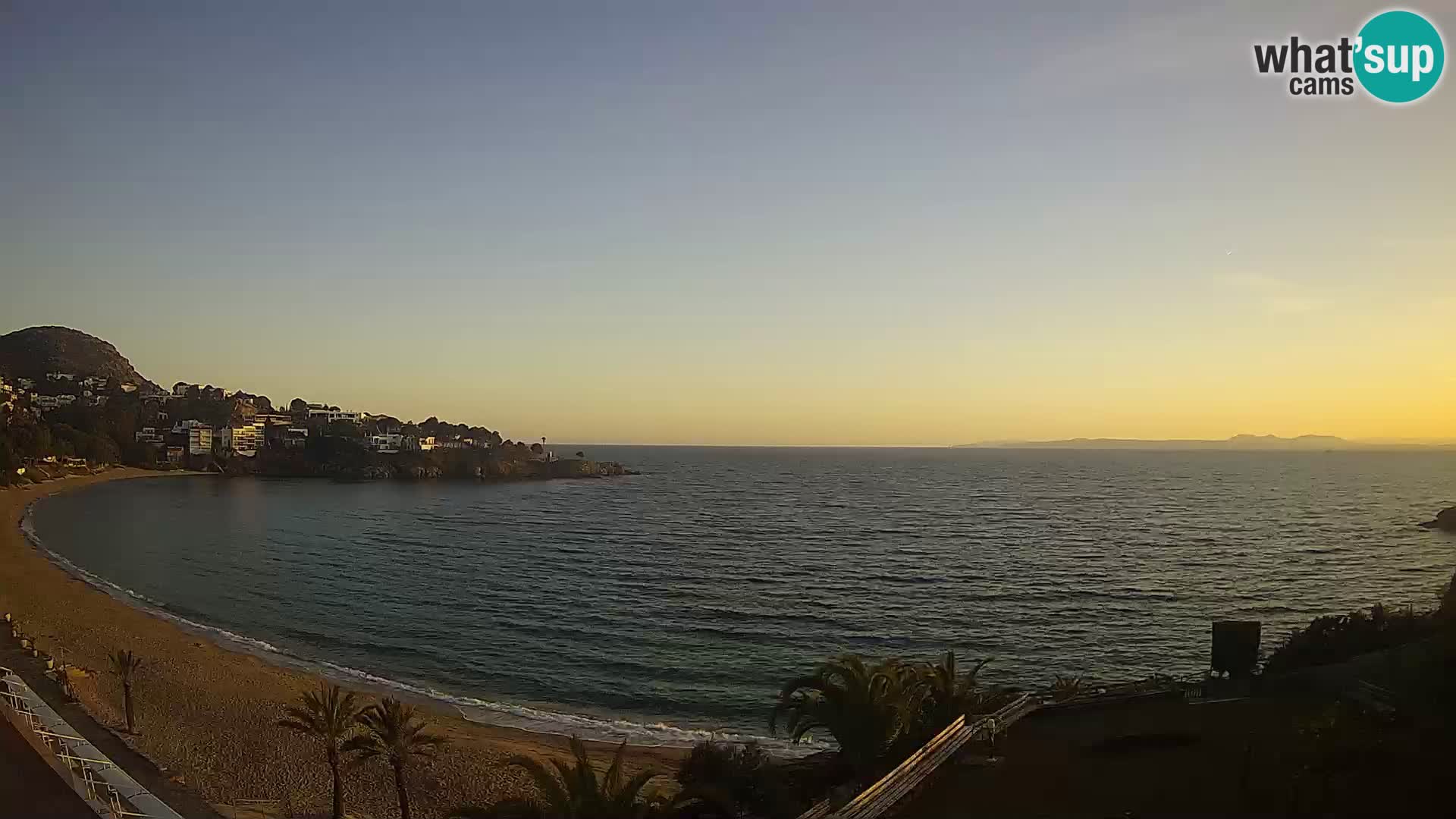 Plaža de l’Almadrava Spletna kamera Roses – Costa Brava – Španija