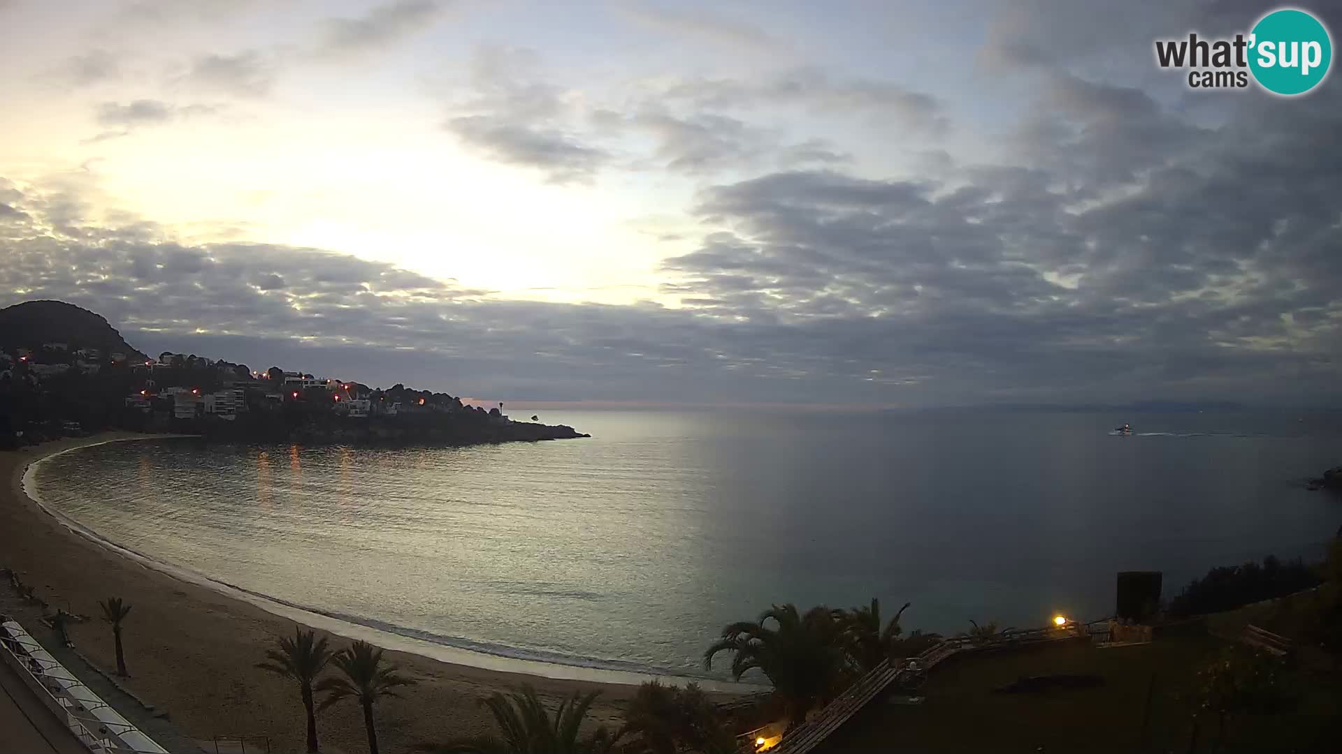 Platja de l’Almadrava Strand Webcam Roses – Costa Brava – Spanien