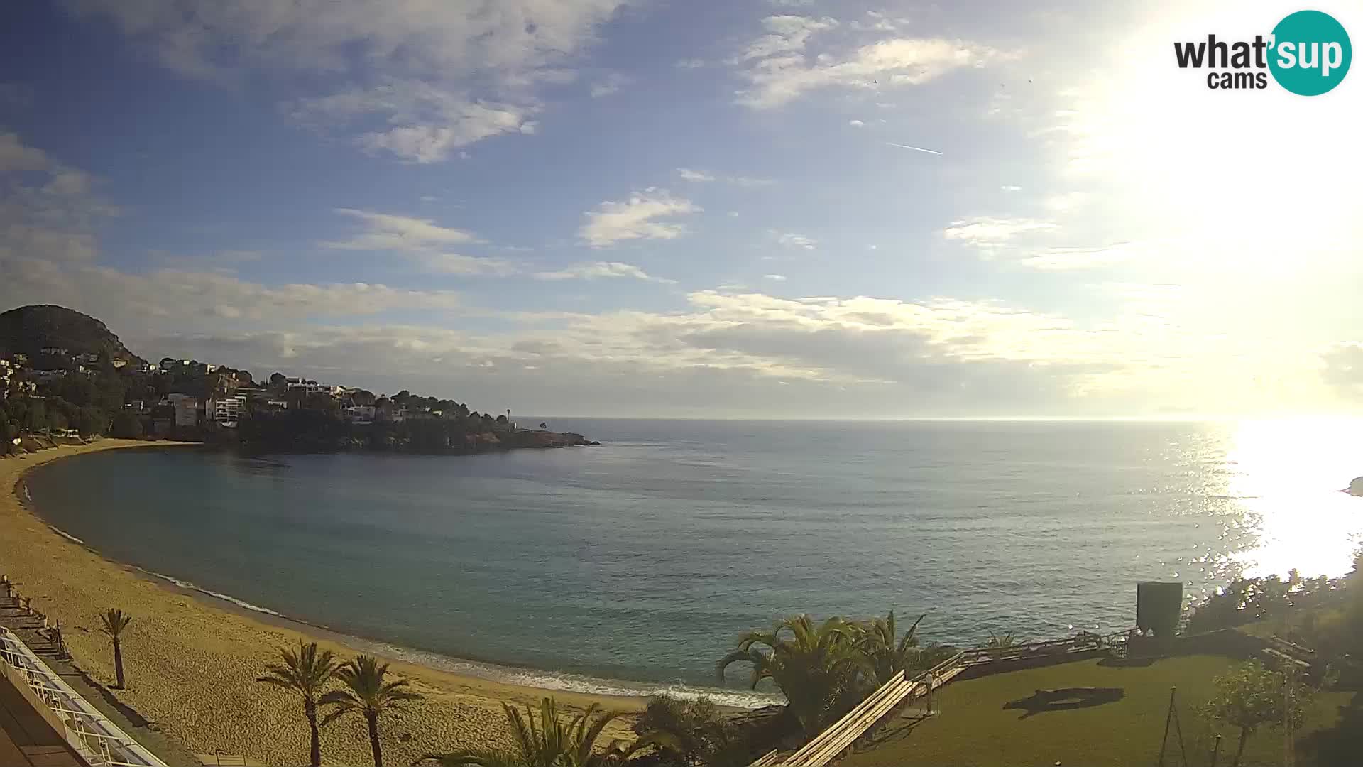 Plaža de l’Almadrava Spletna kamera Roses – Costa Brava – Španija