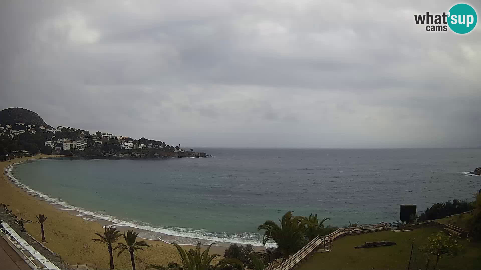 Plaža de l’Almadrava Spletna kamera Roses – Costa Brava – Španija