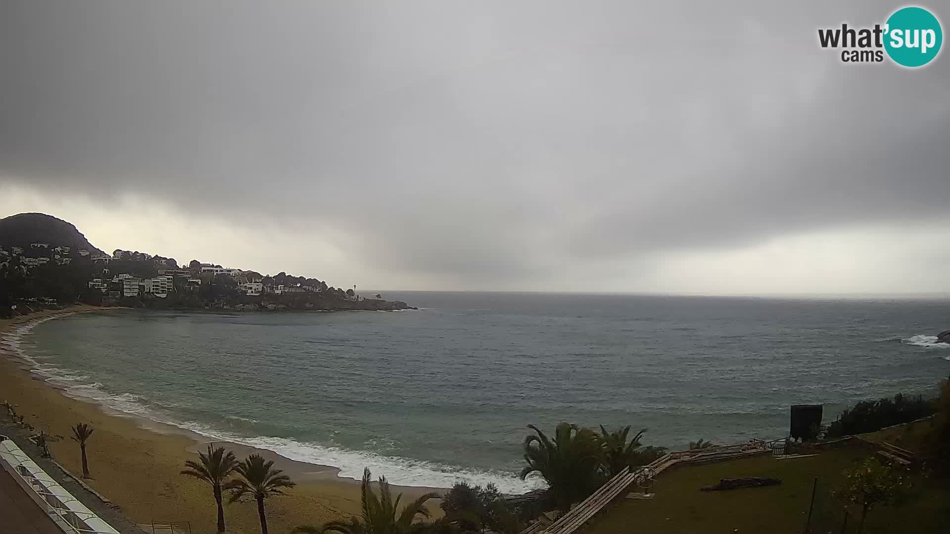 Platja de l’Almadrava beach Live Webcam Roses – Costa Brava – Spain