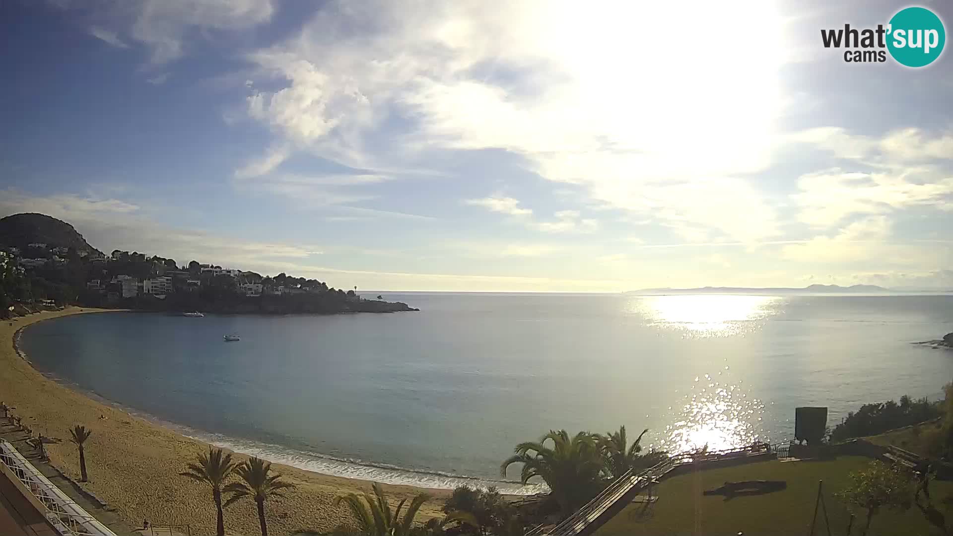 Playa de l’Almadrava camera en vivo Roses – Costa Brava – Espana