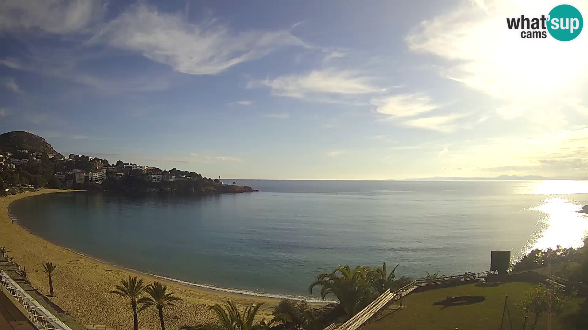 Platja de l’Almadrava Strand Webcam Roses – Costa Brava – Spanien