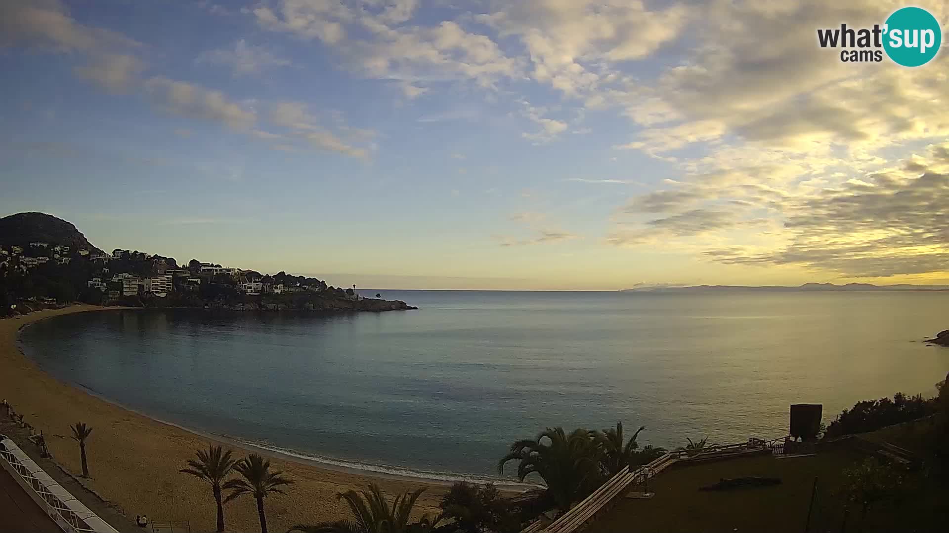Plage de l’Almadrava Livecam Roses – Costa Brava – Espagne