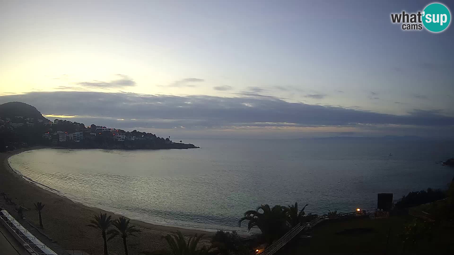 Plage de l’Almadrava Livecam Roses – Costa Brava – Espagne