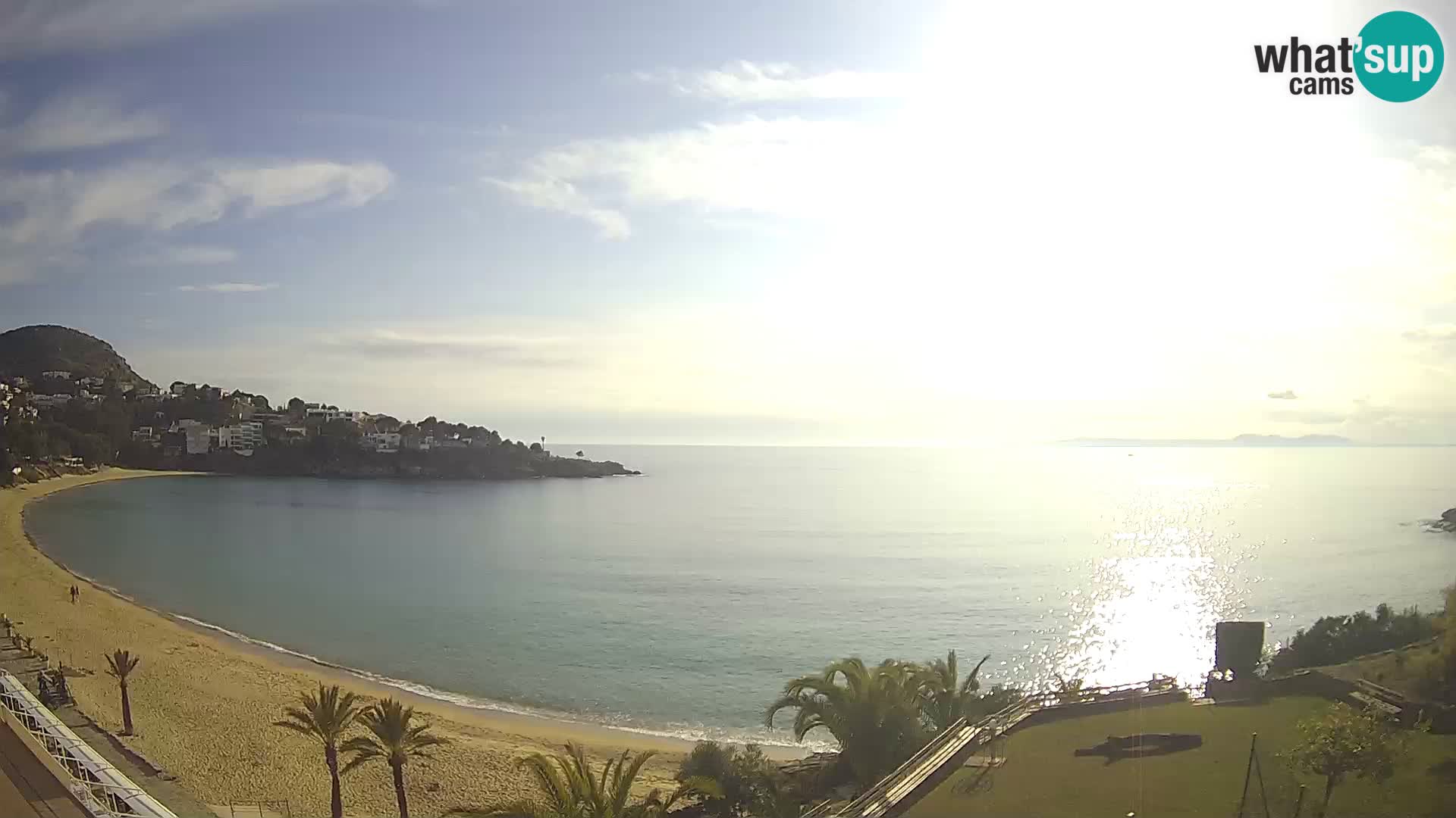 Playa de l’Almadrava camera en vivo Roses – Costa Brava – Espana