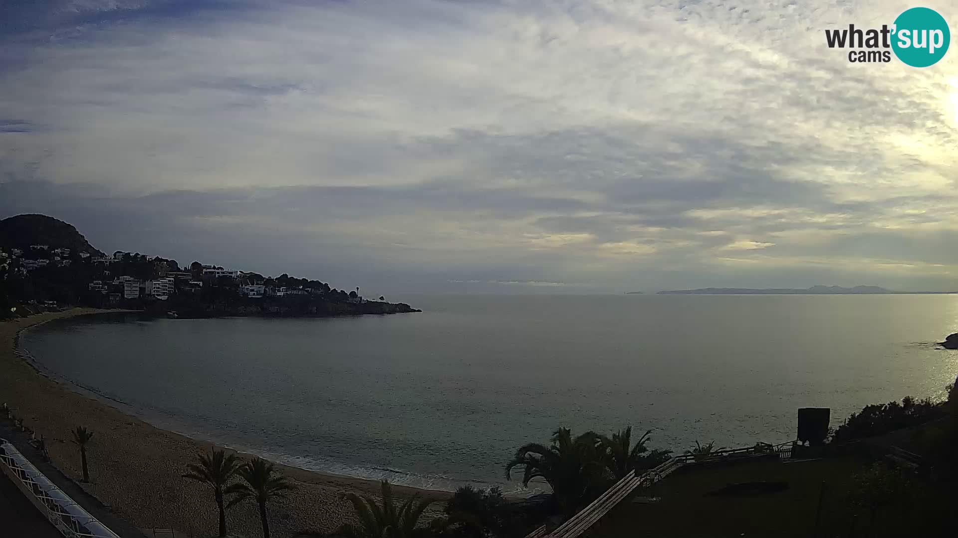 Plaža de l’Almadrava Spletna kamera Roses – Costa Brava – Španija