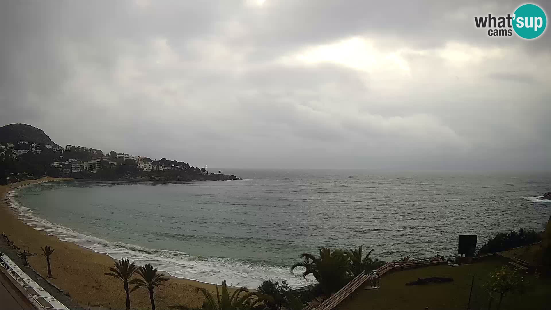 Playa de l’Almadrava camera en vivo Roses – Costa Brava – Espana