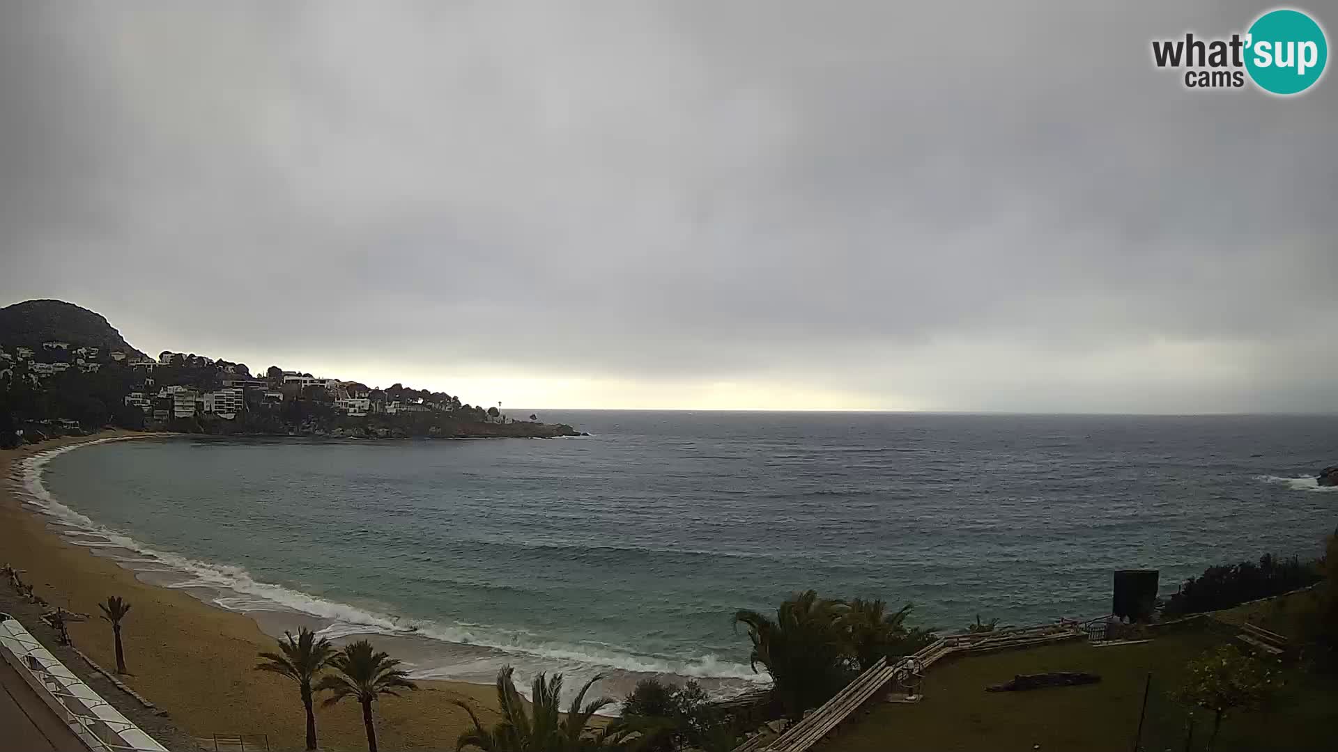 Plaža de l’Almadrava Spletna kamera Roses – Costa Brava – Španija