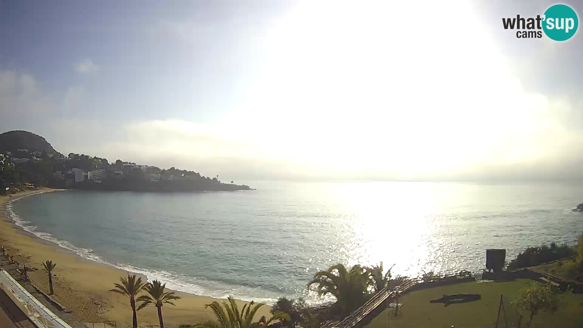 Platja de l’Almadrava Strand Webcam Roses – Costa Brava – Spanien