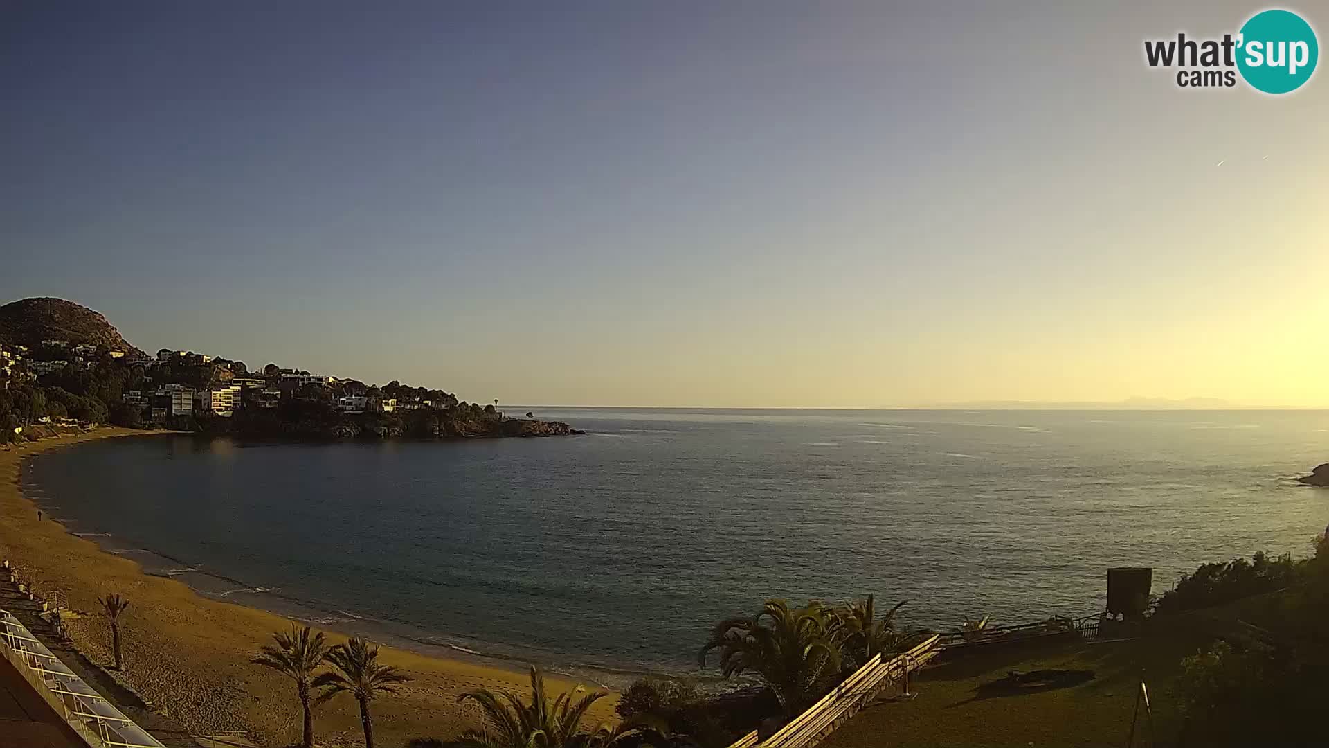 Platja de l’Almadrava Strand Webcam Roses – Costa Brava – Spanien