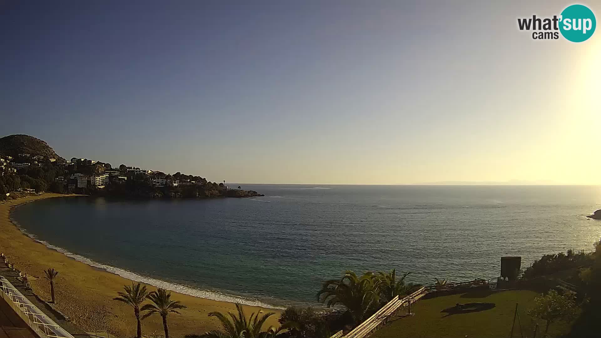 Platja de l’Almadrava Strand Webcam Roses – Costa Brava – Spanien