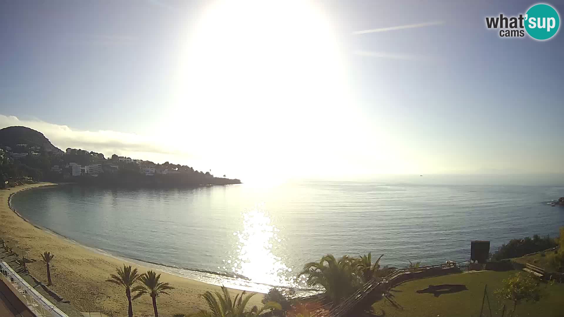 Playa de l’Almadrava camera en vivo Roses – Costa Brava – Espana