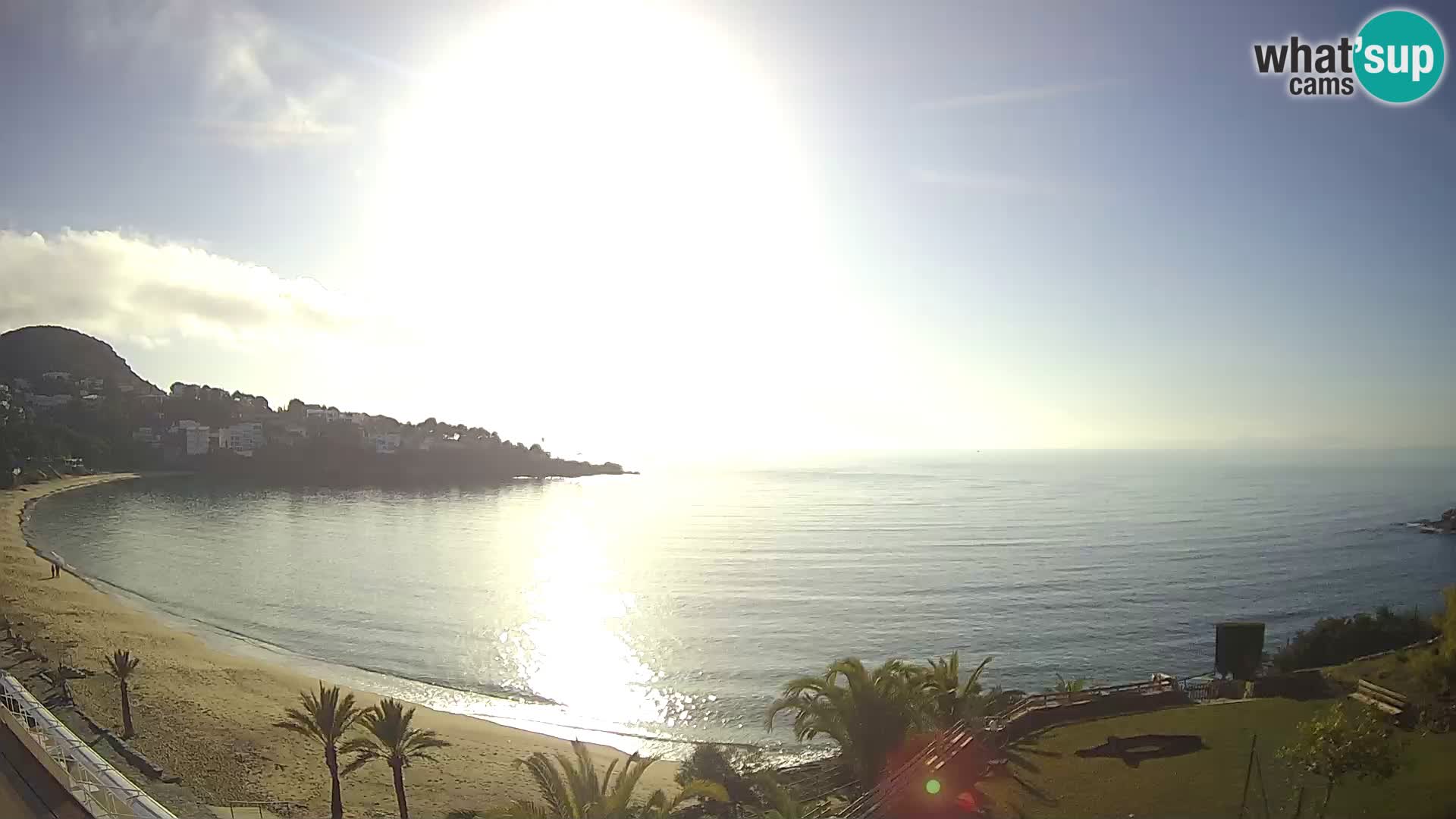 Platja de l’Almadrava beach Live Webcam Roses – Costa Brava – Spain