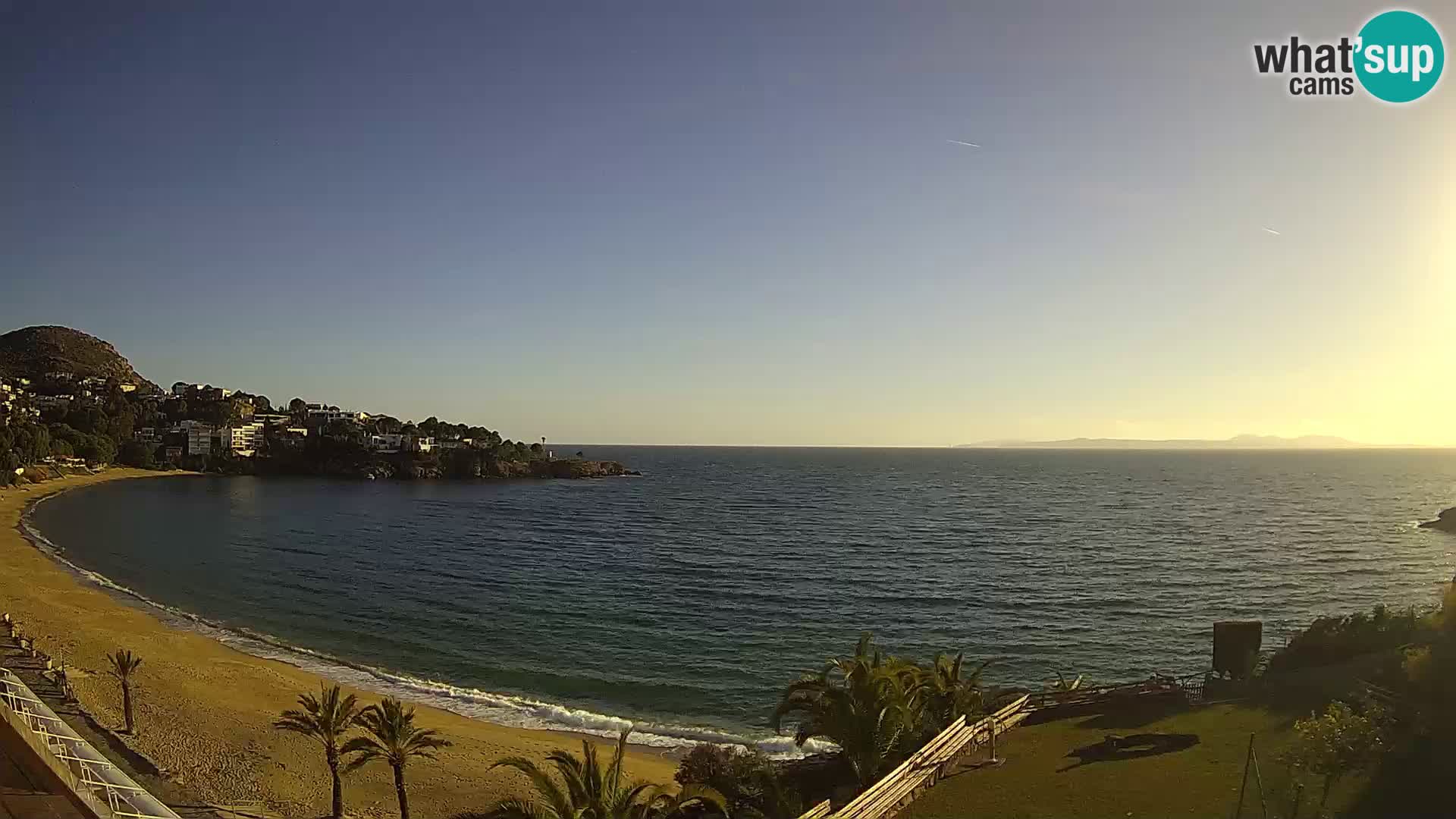 Platja de l’Almadrava Strand Webcam Roses – Costa Brava – Spanien