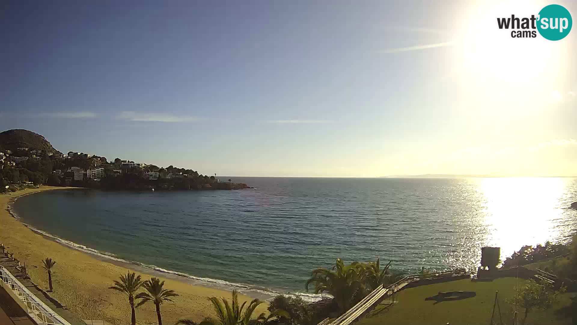 Plage de l’Almadrava Livecam Roses – Costa Brava – Espagne