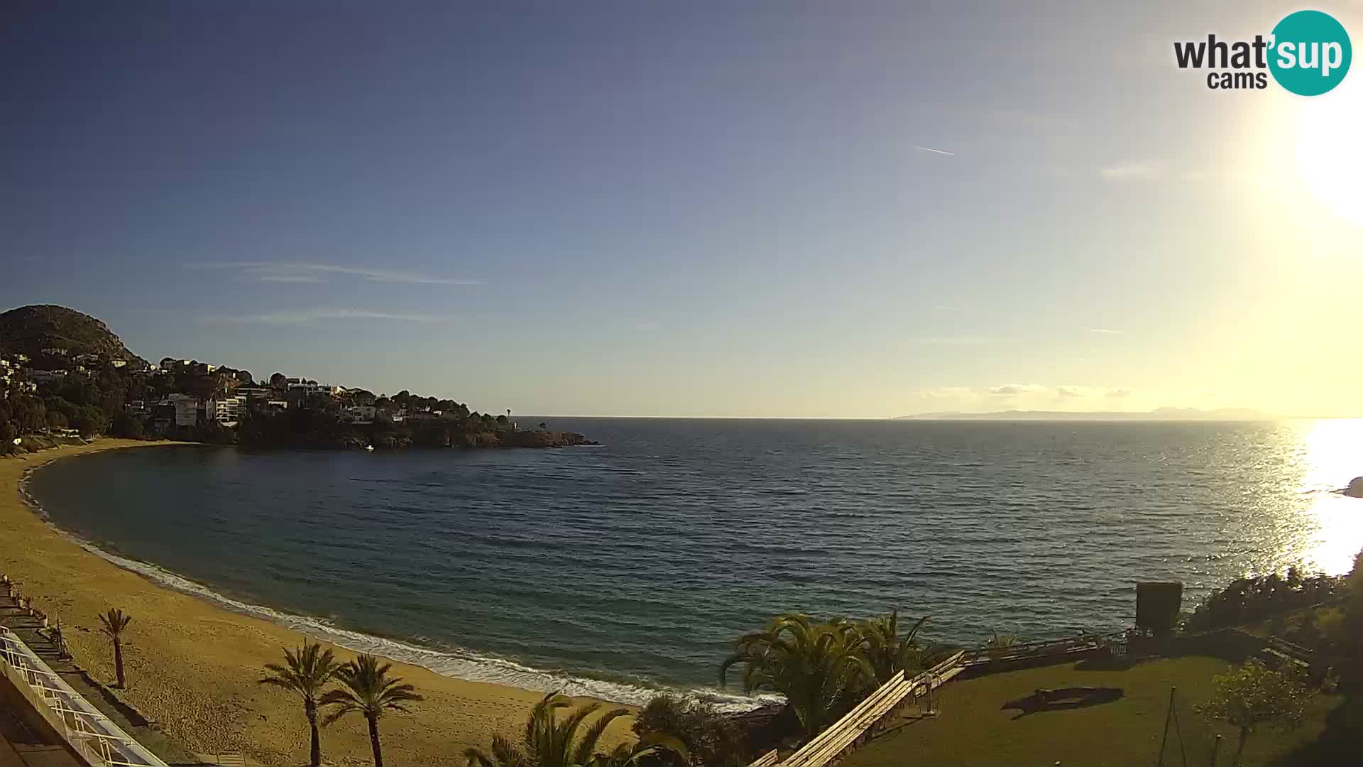Plaža de l’Almadrava Spletna kamera Roses – Costa Brava – Španija