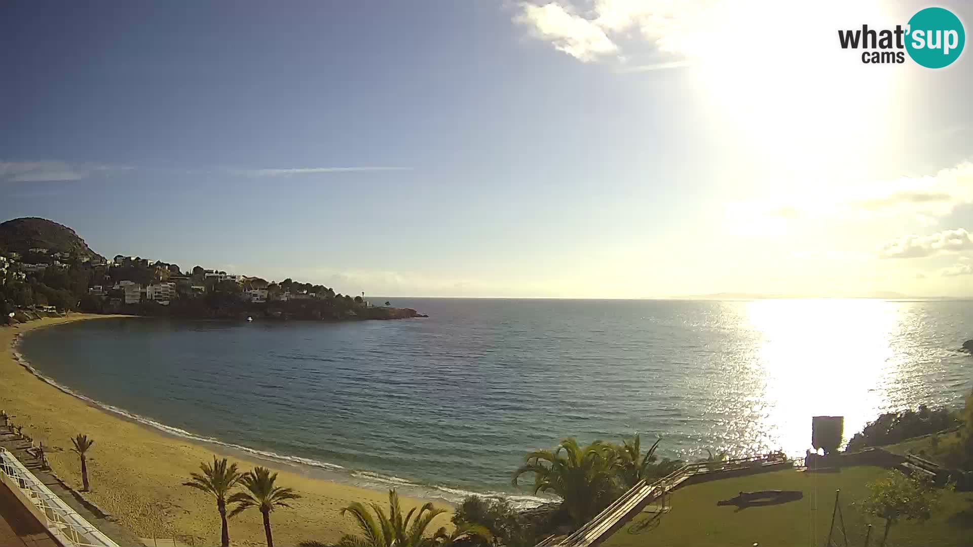 Platja de l’Almadrava Strand Webcam Roses – Costa Brava – Spanien